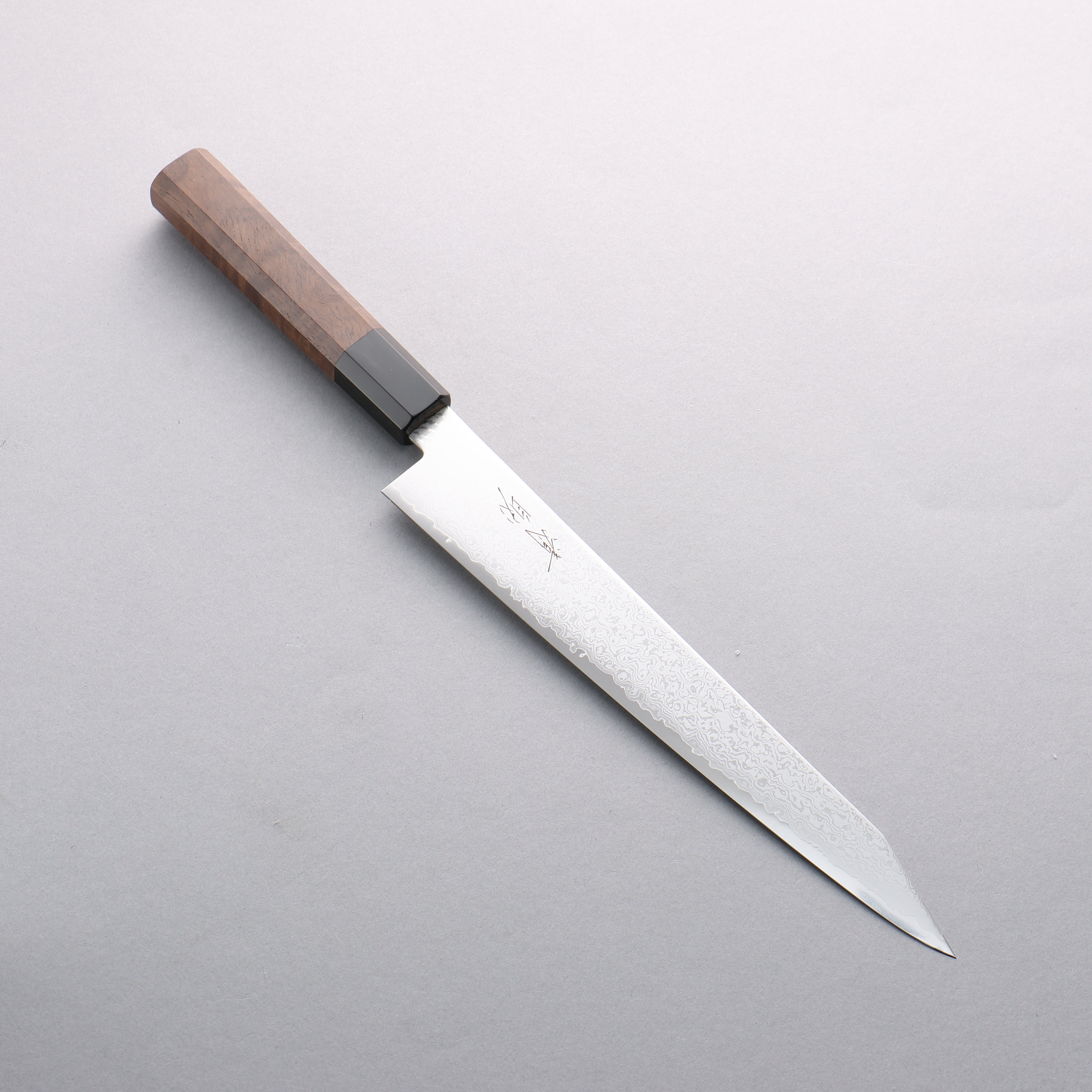 Seisuke VG10 Damascus Kiritsuke Sujihiki 240mm Walnut Handle - Japanny - Best Japanese Knife