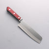 Seisuke Blue Super Migaki Finished Usuba 160mm Red and Black Pakka wood Handle - Japanny - Best Japanese Knife