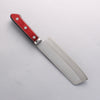 Seisuke Blue Super Migaki Finished Usuba 160mm Red and Black Pakka wood Handle - Japanny - Best Japanese Knife