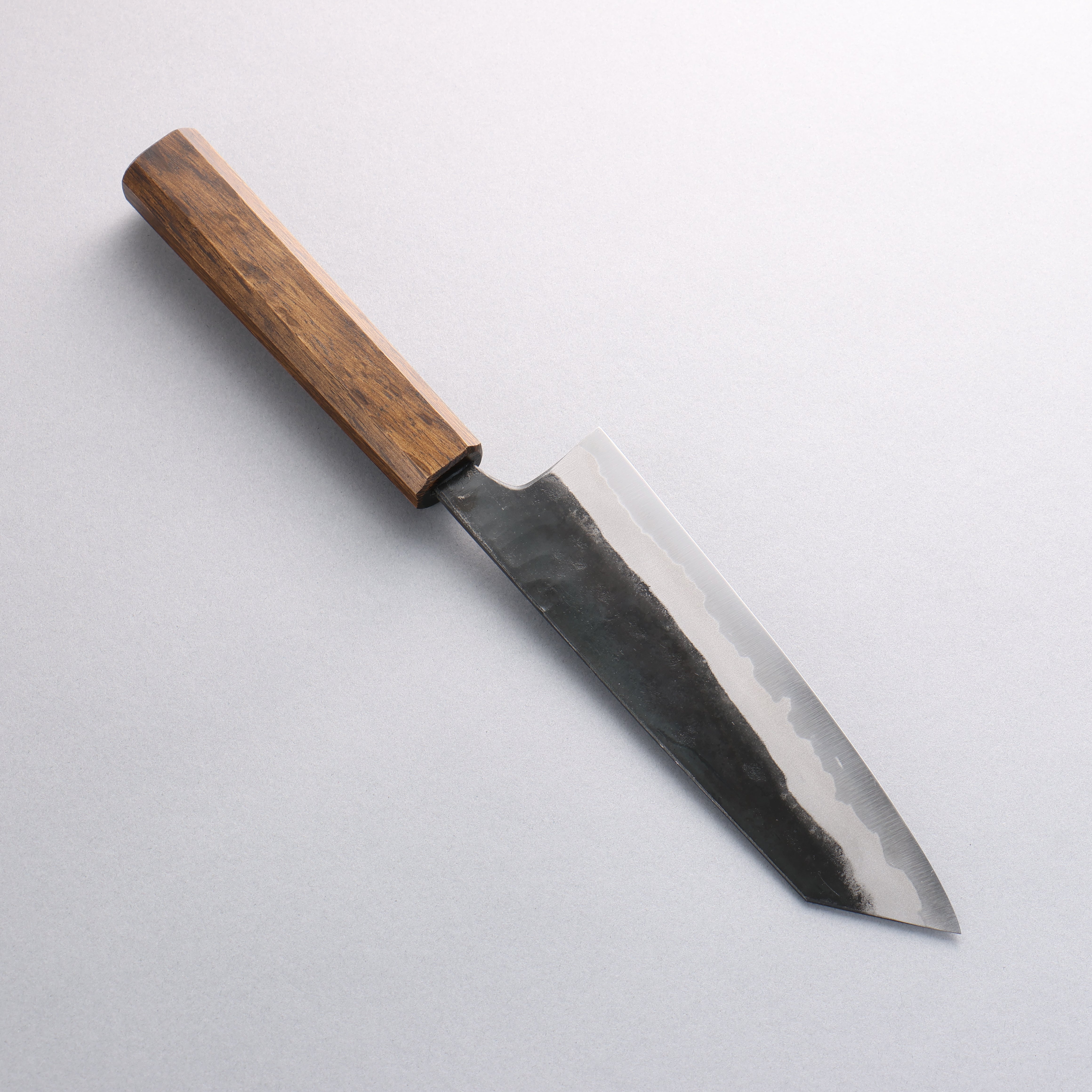 Kyohei Shindo Blue Steel Black Finished Bunka 165mm Live oak Lacquered Handle - Japanny - Best Japanese Knife