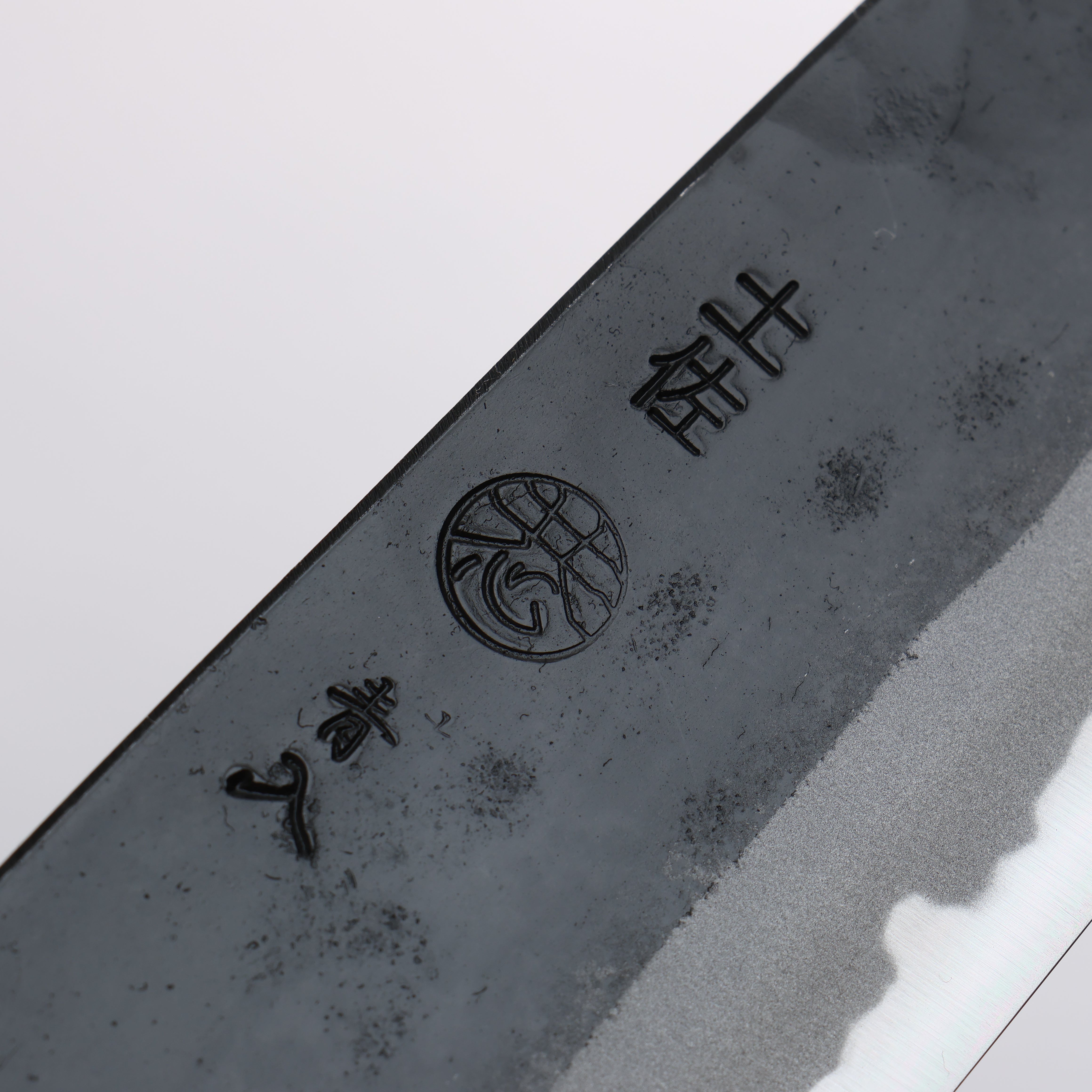Kyohei Shindo Blue Steel Black Finished Bunka 165mm Live oak Lacquered Handle - Japanny - Best Japanese Knife