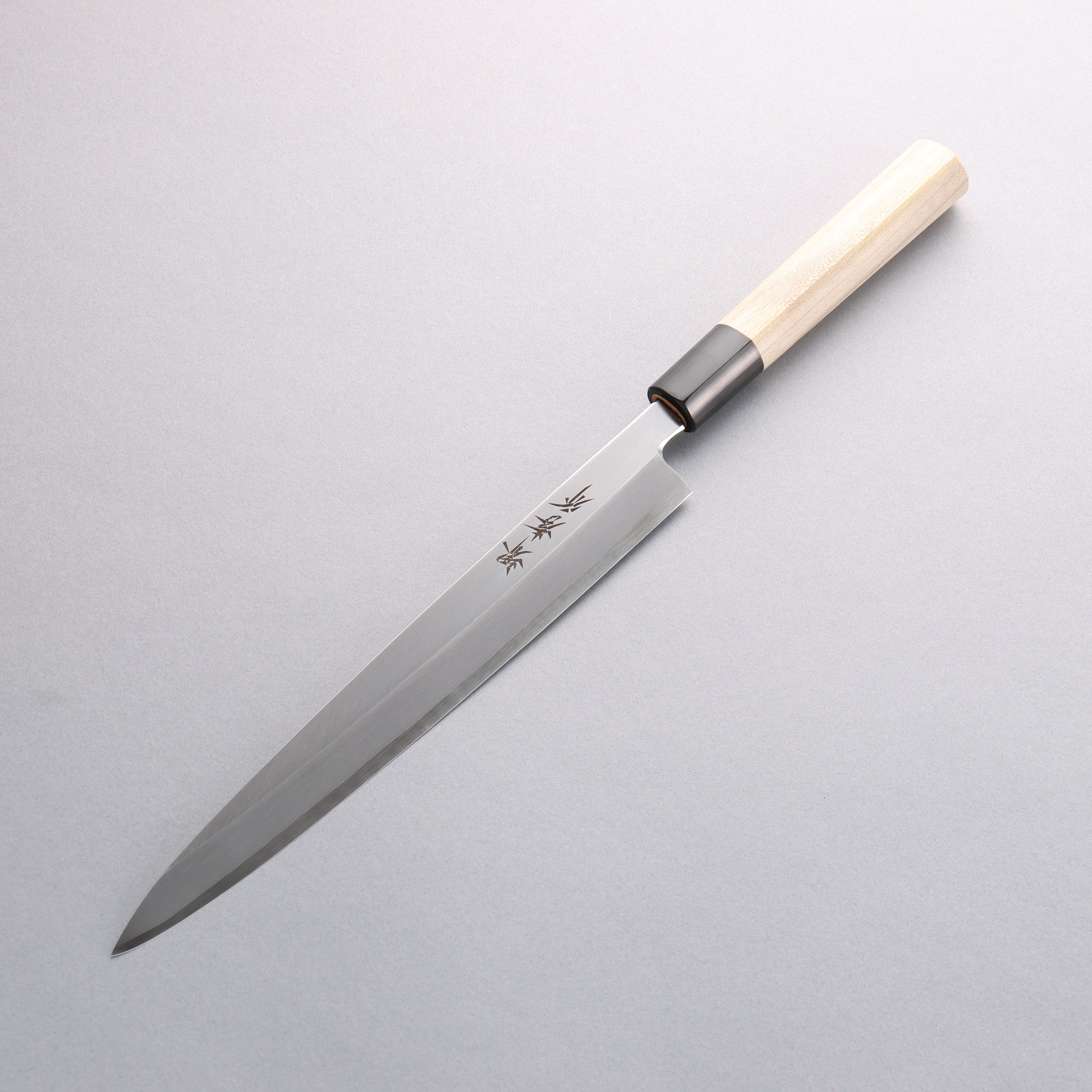 Sakai Takayuki [Left Handed] INOX Yanagiba Magnolia Handle - Japanny - Best Japanese Knife
