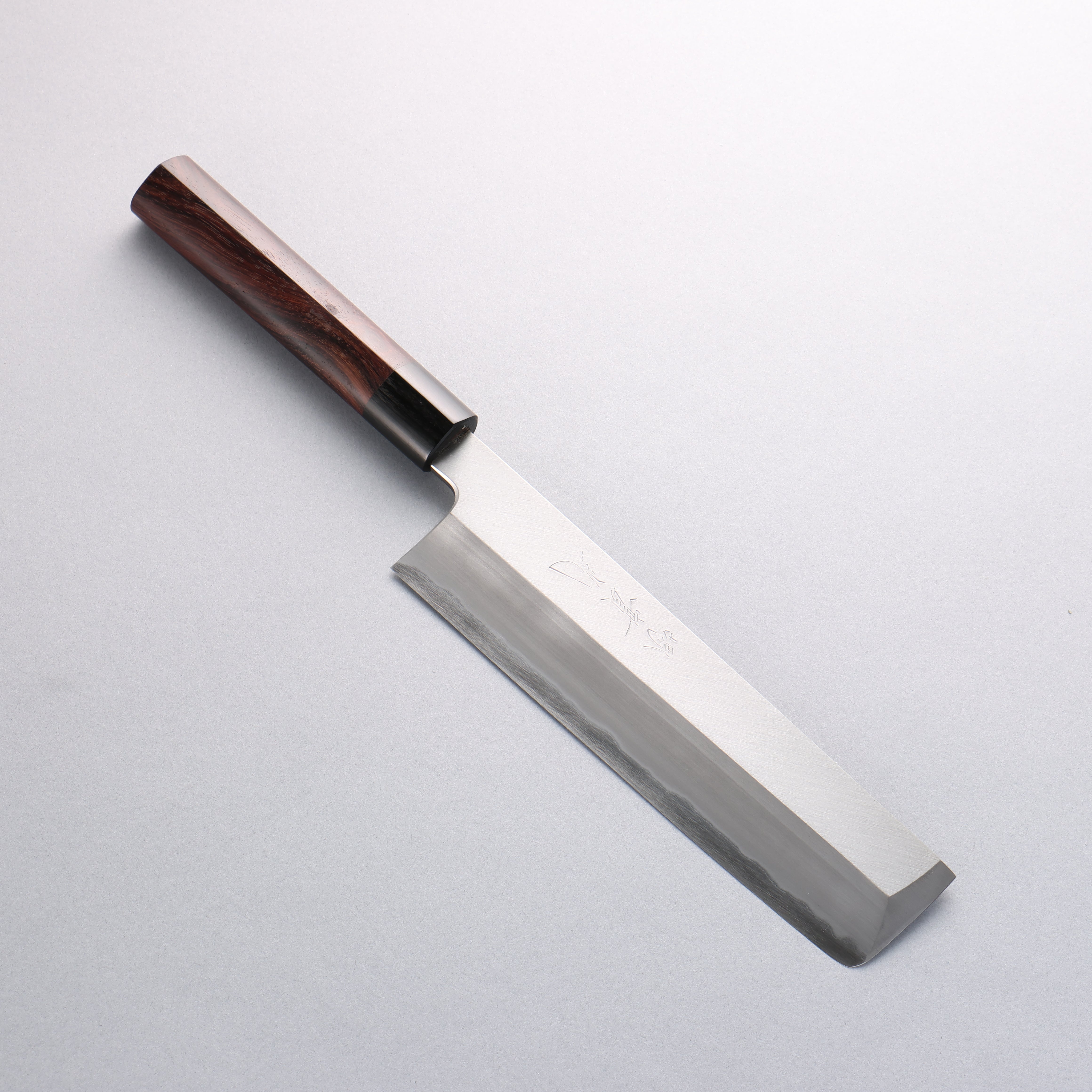 Jikko White Steel No.2 Usuba 210mm Shitan Handle - Japanny - Best Japanese Knife