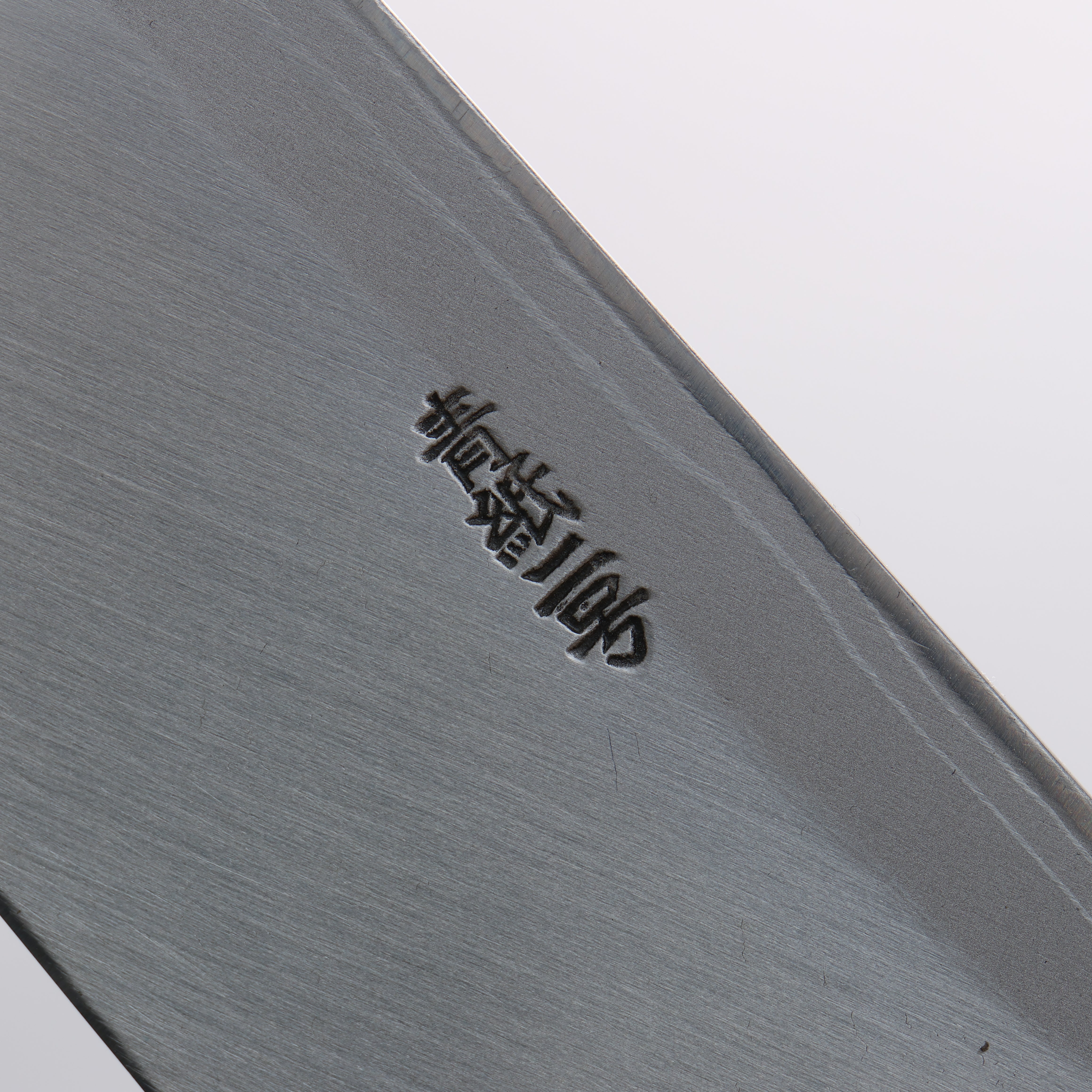 Hideo Kitaoka Blue Steel No.2 Damascus Mioroshi Deba 210mm Shitan Handle - Japanny - Best Japanese Knife