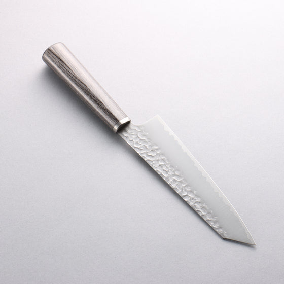 Seisuke VG10 Hammered Bunka 165mm Charcoal Gray Pakka wood Handle - Japanny - Best Japanese Knife