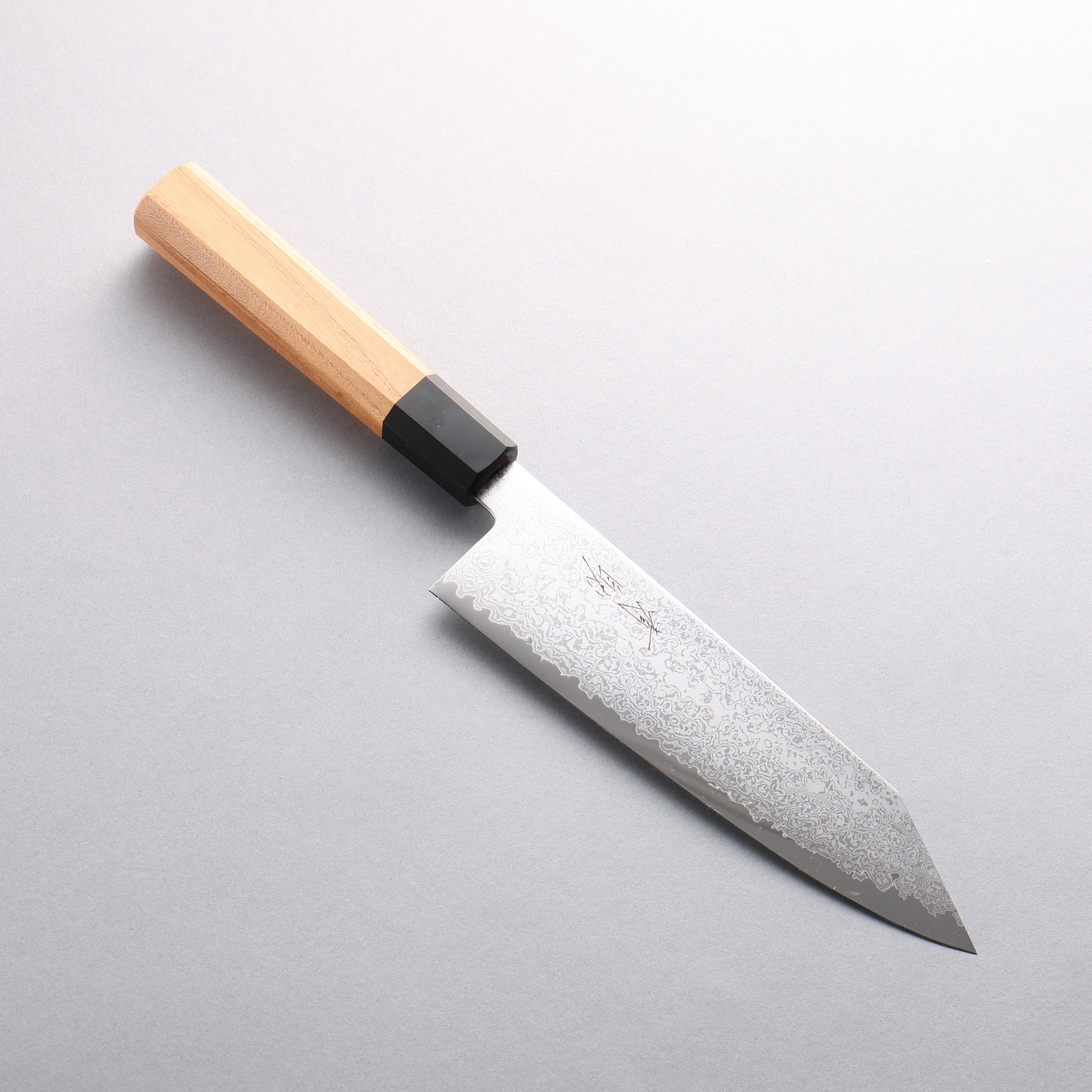 Seisuke VG10 Damascus Kiritsuke Santoku 180mm Keyaki (Japanese Elm) Handle - Japanny - Best Japanese Knife