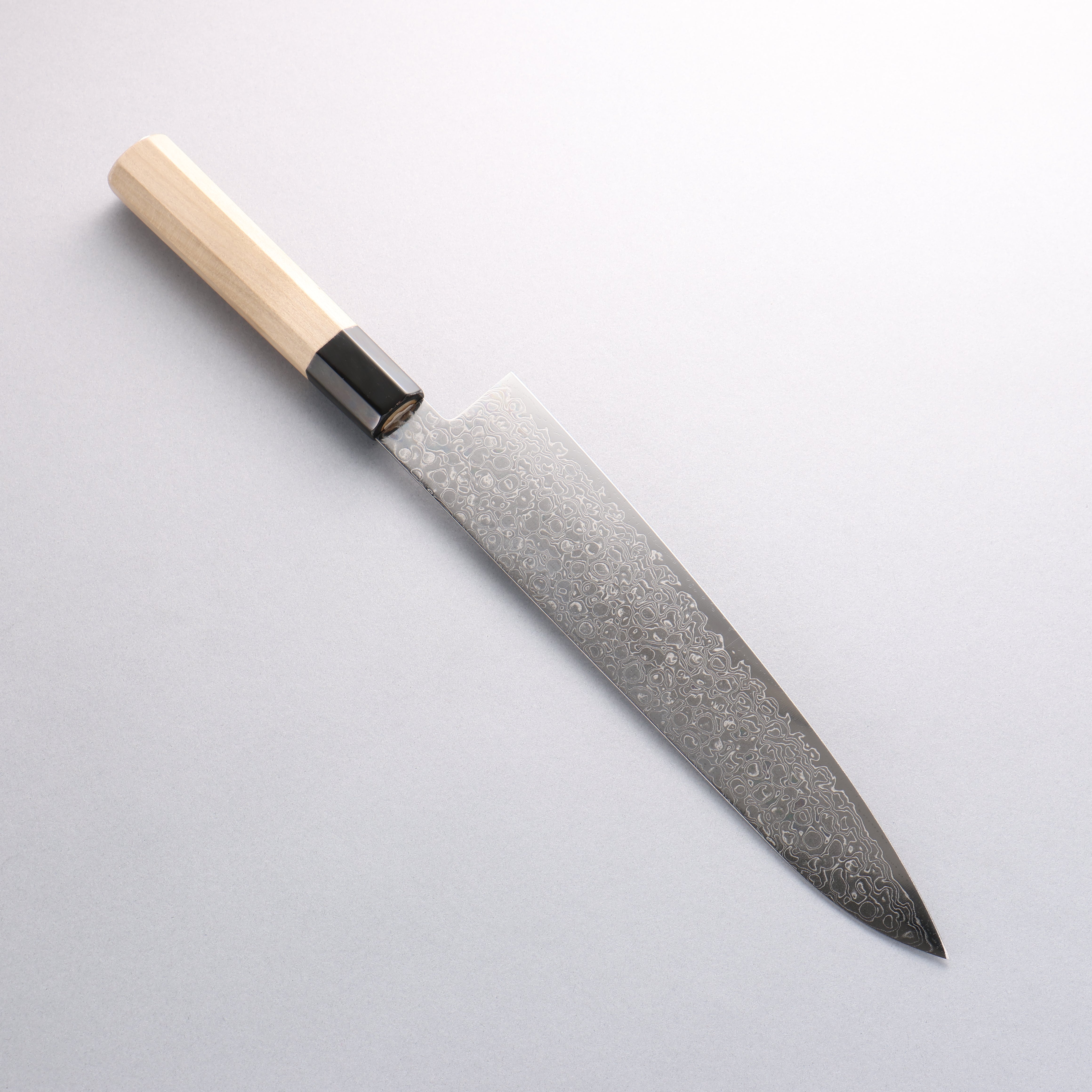 Misuzu AUS10 Damascus Migaki Finished Gyuto 240mm Magnolia Handle - Japanny - Best Japanese Knife
