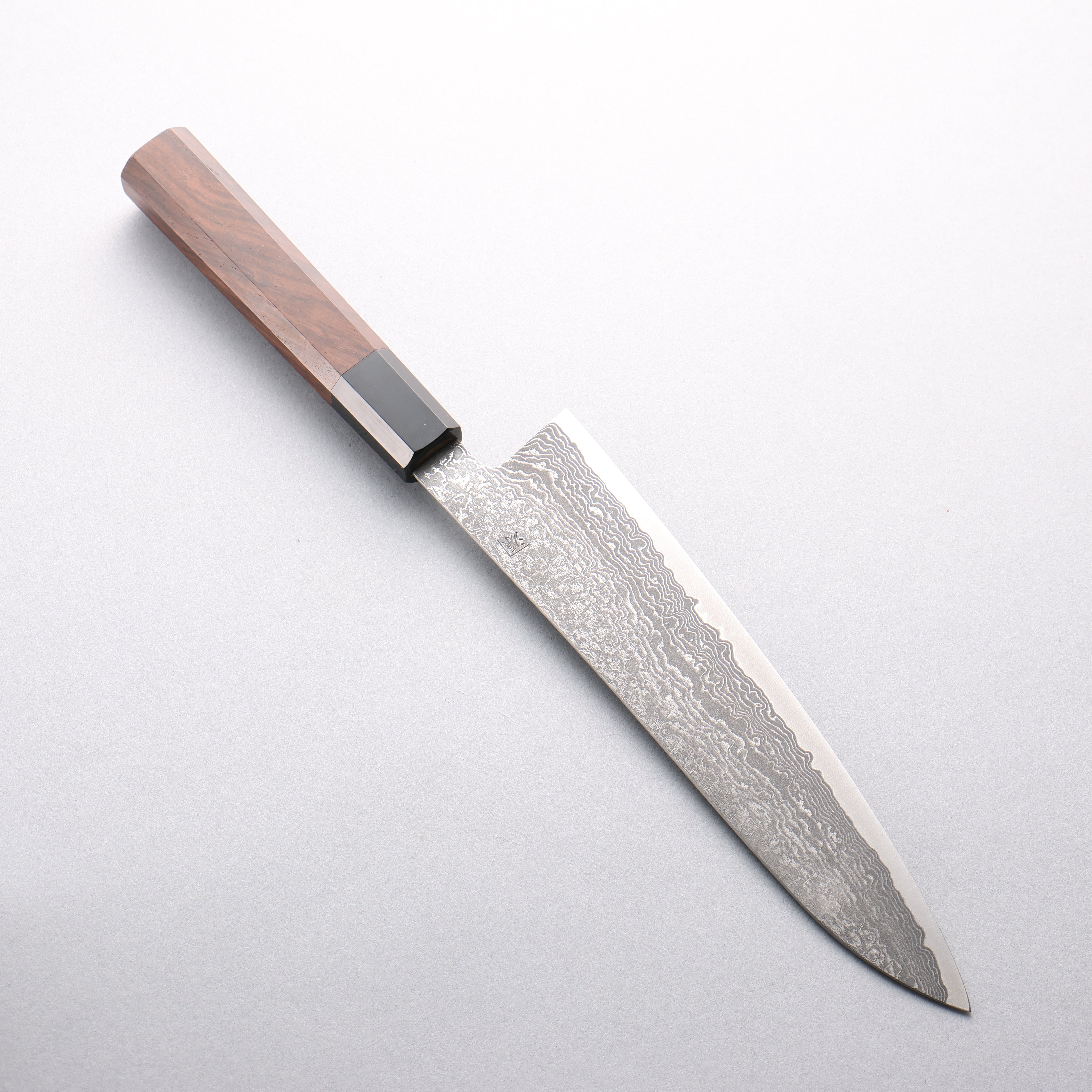 Shigeki Tanaka Harukaze SG2 Damascus Gyuto 210mm Walnut Handle - Japanny - Best Japanese Knife