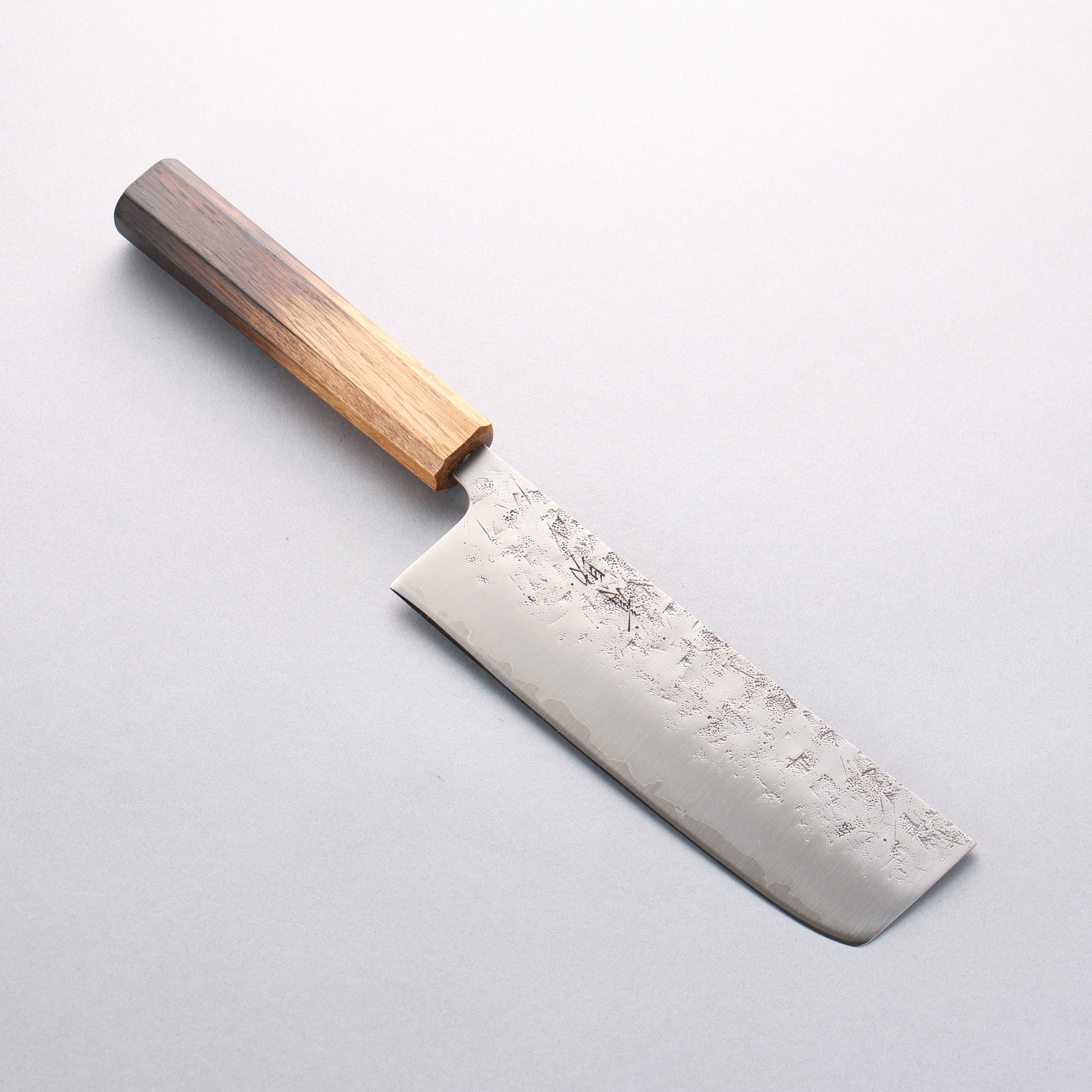 Seisuke SLD Washiji Nakiri 165mm Burnt Oak Handle - Japanny - Best Japanese Knife