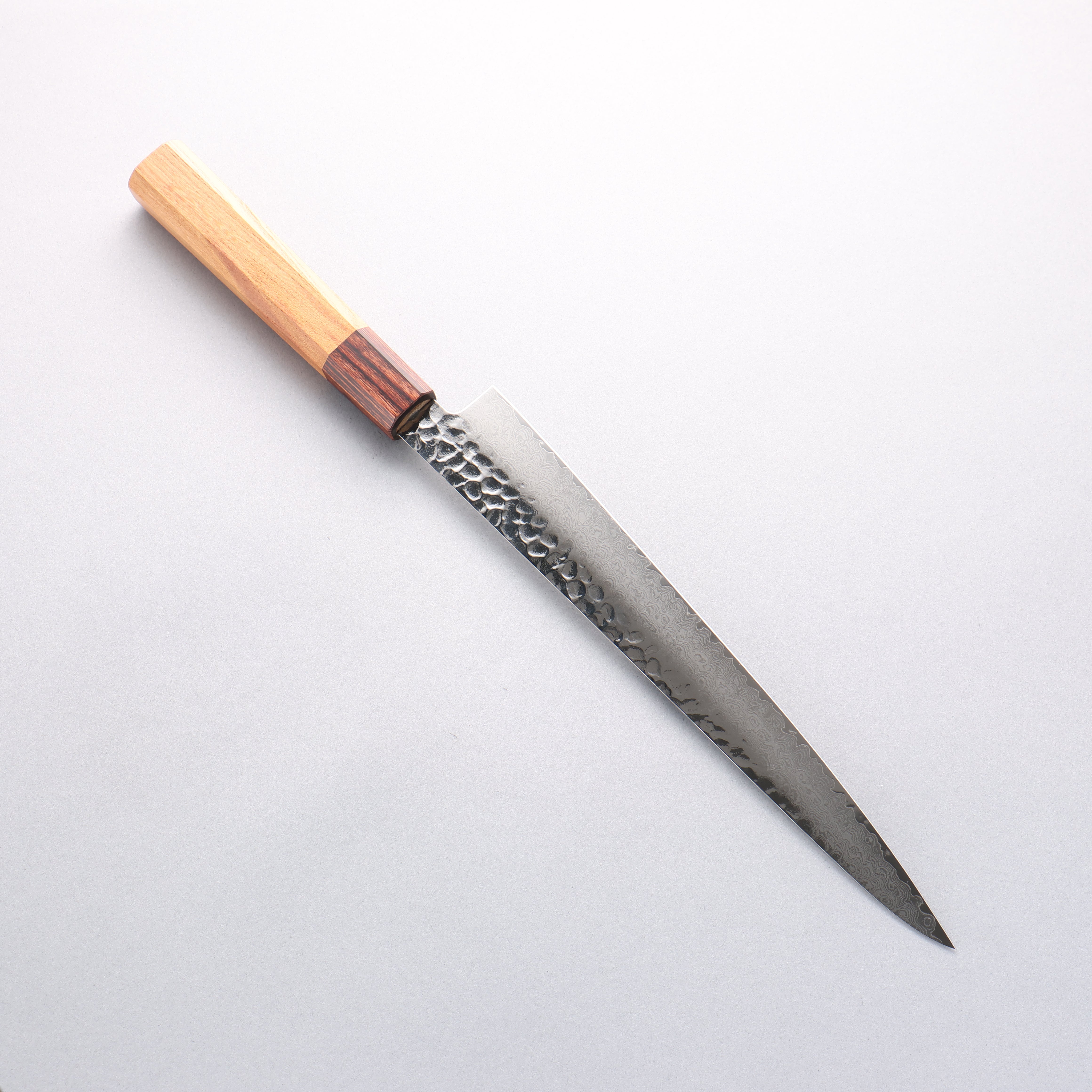 Sakai Takayuki VG10 33 Layer Damascus Sujihiki 240mm Keyaki (Japanese Elm) Handle - Japanny - Best Japanese Knife