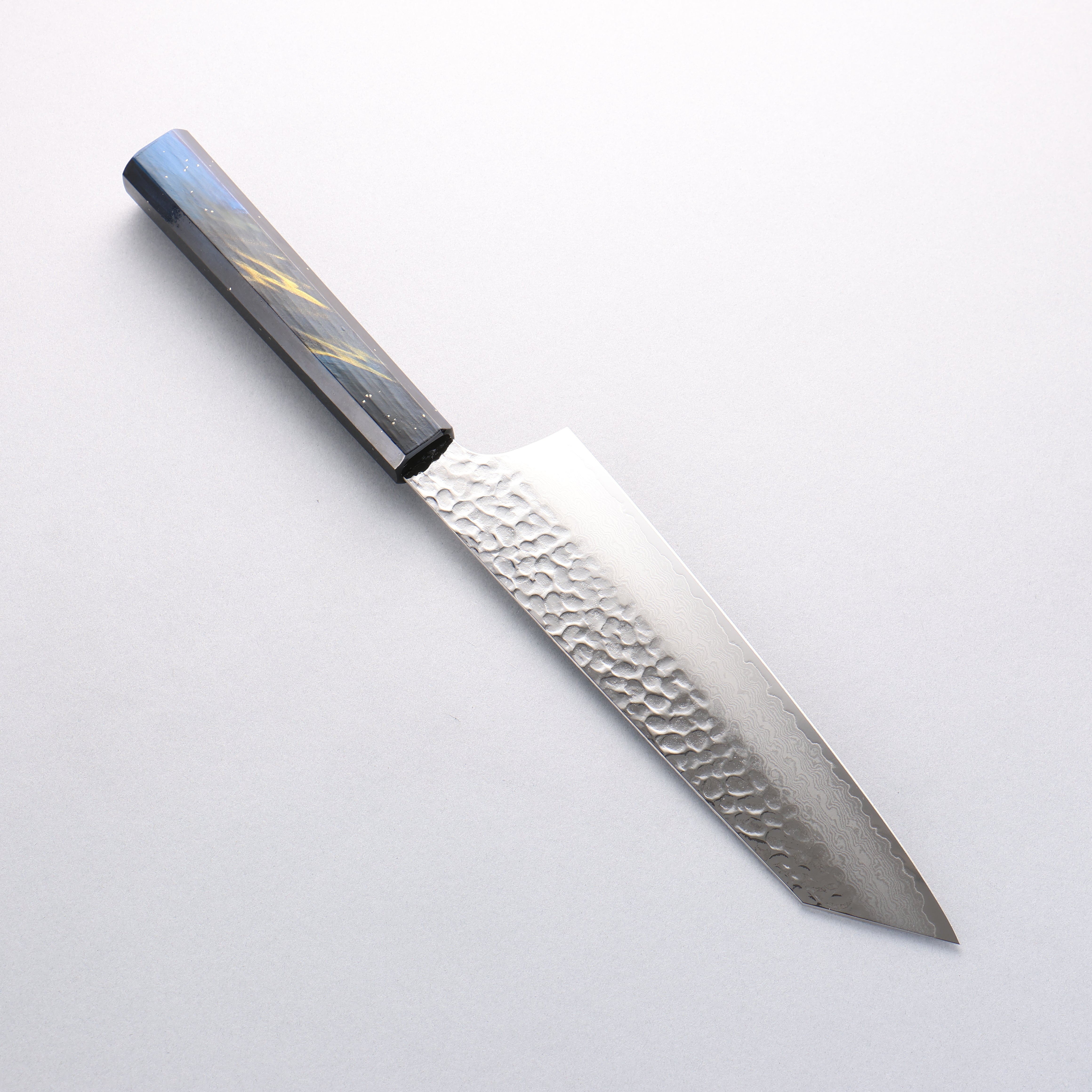 Sakai Takayuki VG10 33 Layer Damascus Kengata Gyuto 190mm Live oak Lacquered (Saiu) Handle - Japanny - Best Japanese Knife