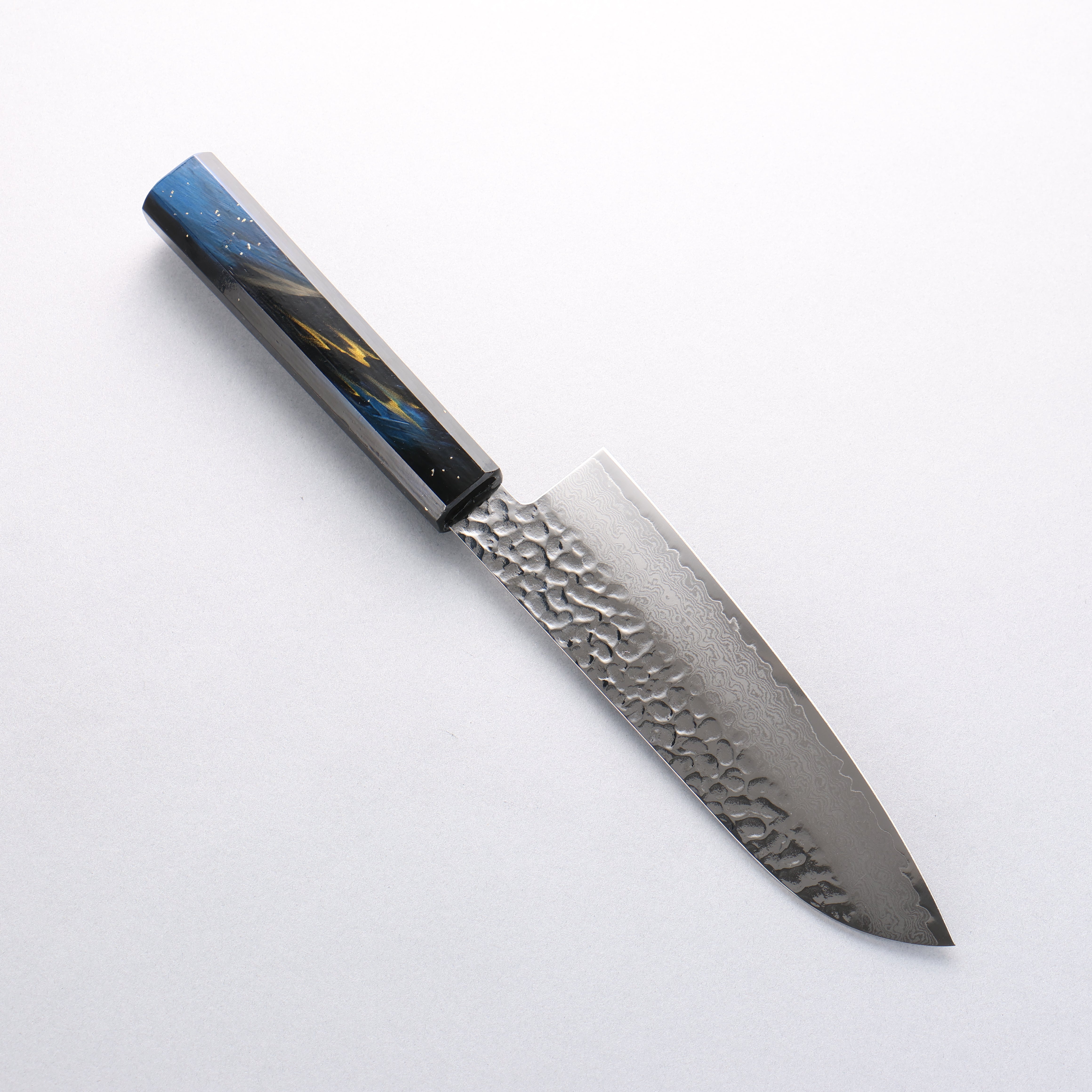 Sakai Takayuki VG10 33 Layer Damascus Santoku 170mm Live oak Lacquered (Saiu) Handle - Japanny - Best Japanese Knife