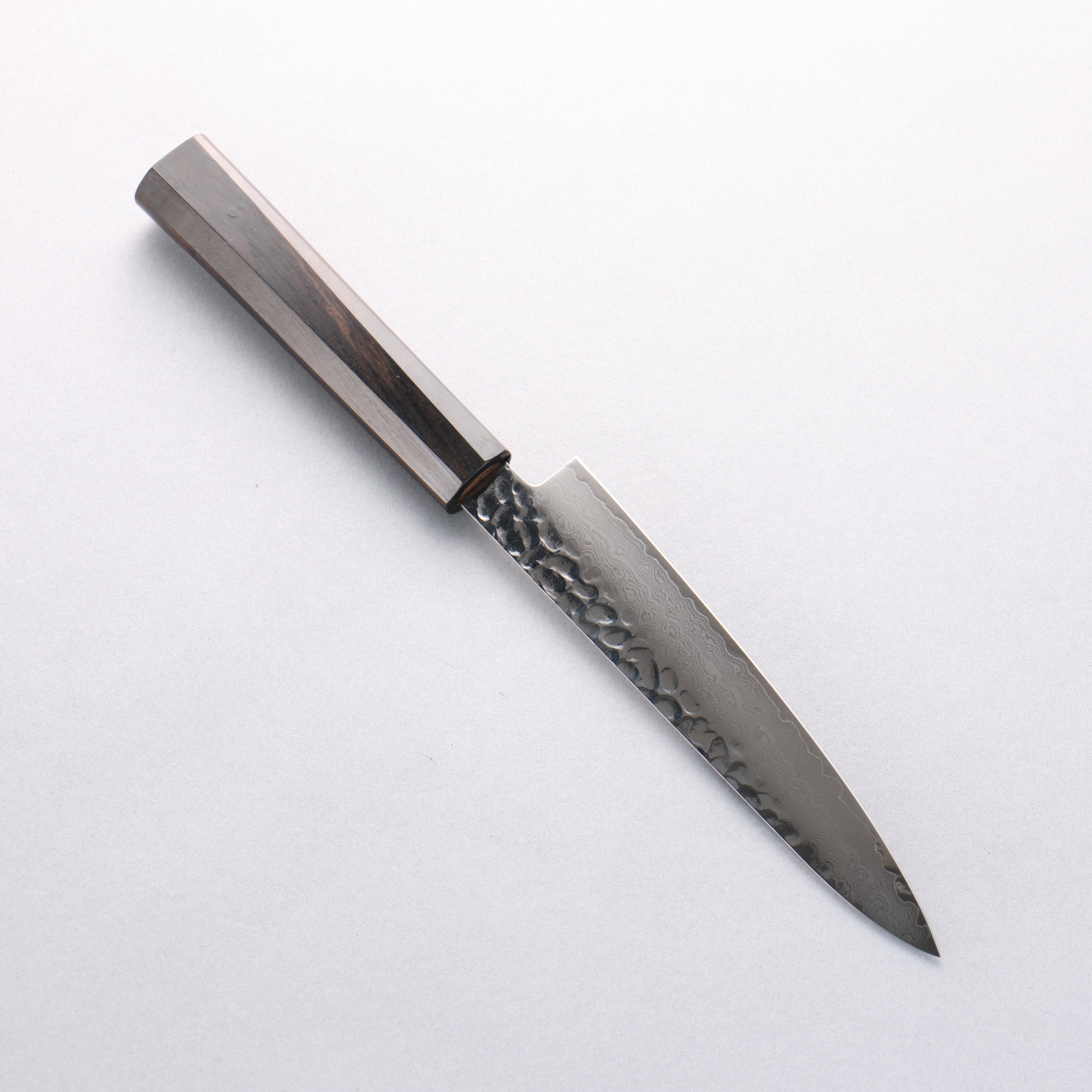 Sakai Takayuki VG10 33 Layer Damascus Petty-Utility 150mm Ebony(6 sided teardrop) Handle - Japanny - Best Japanese Knife