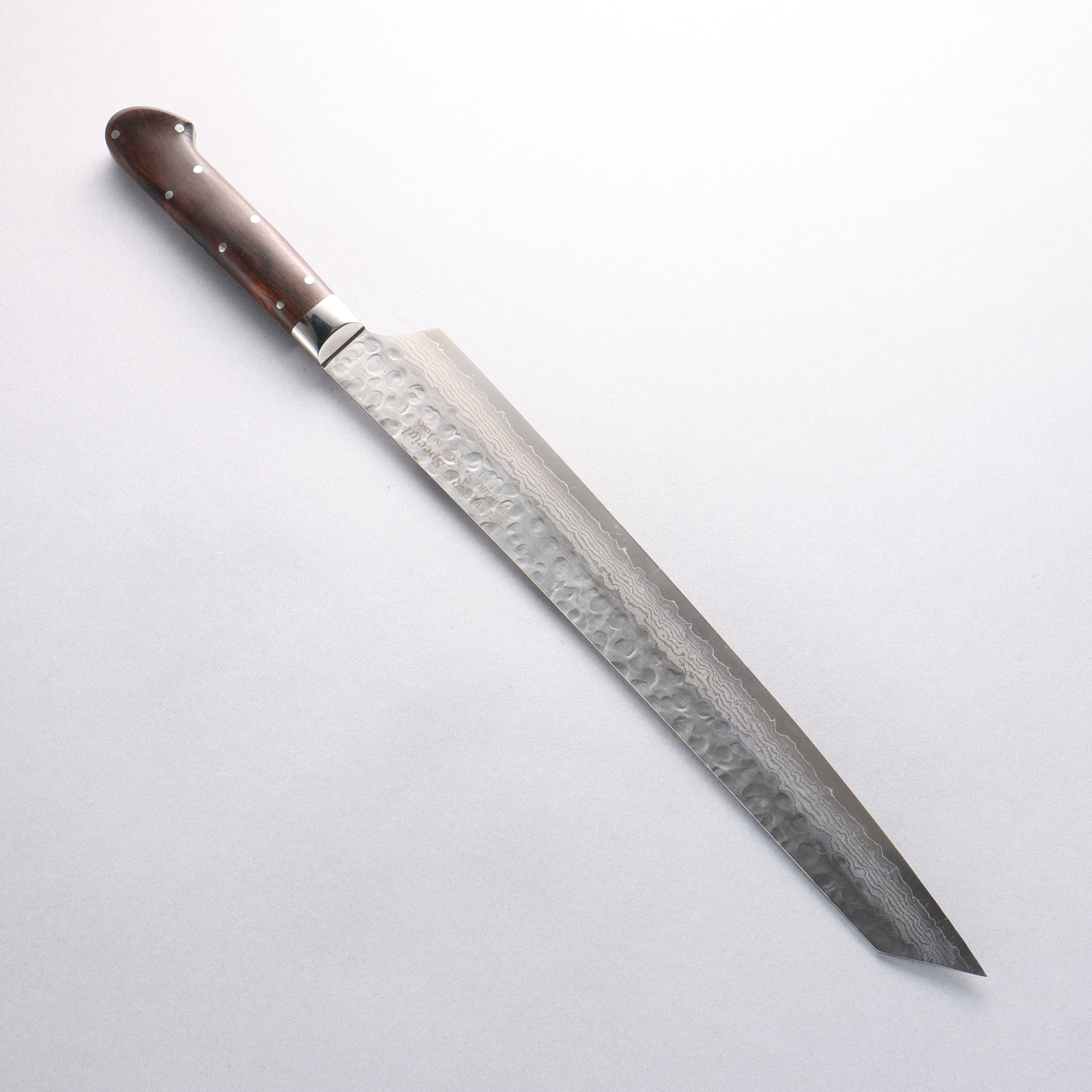 Sakai Takayuki VG10 33 Layer Damascus Kiritsuke Yanagiba 270mm Desert Ironwood(Sugihara model) Handle - Japanny - Best Japanese Knife