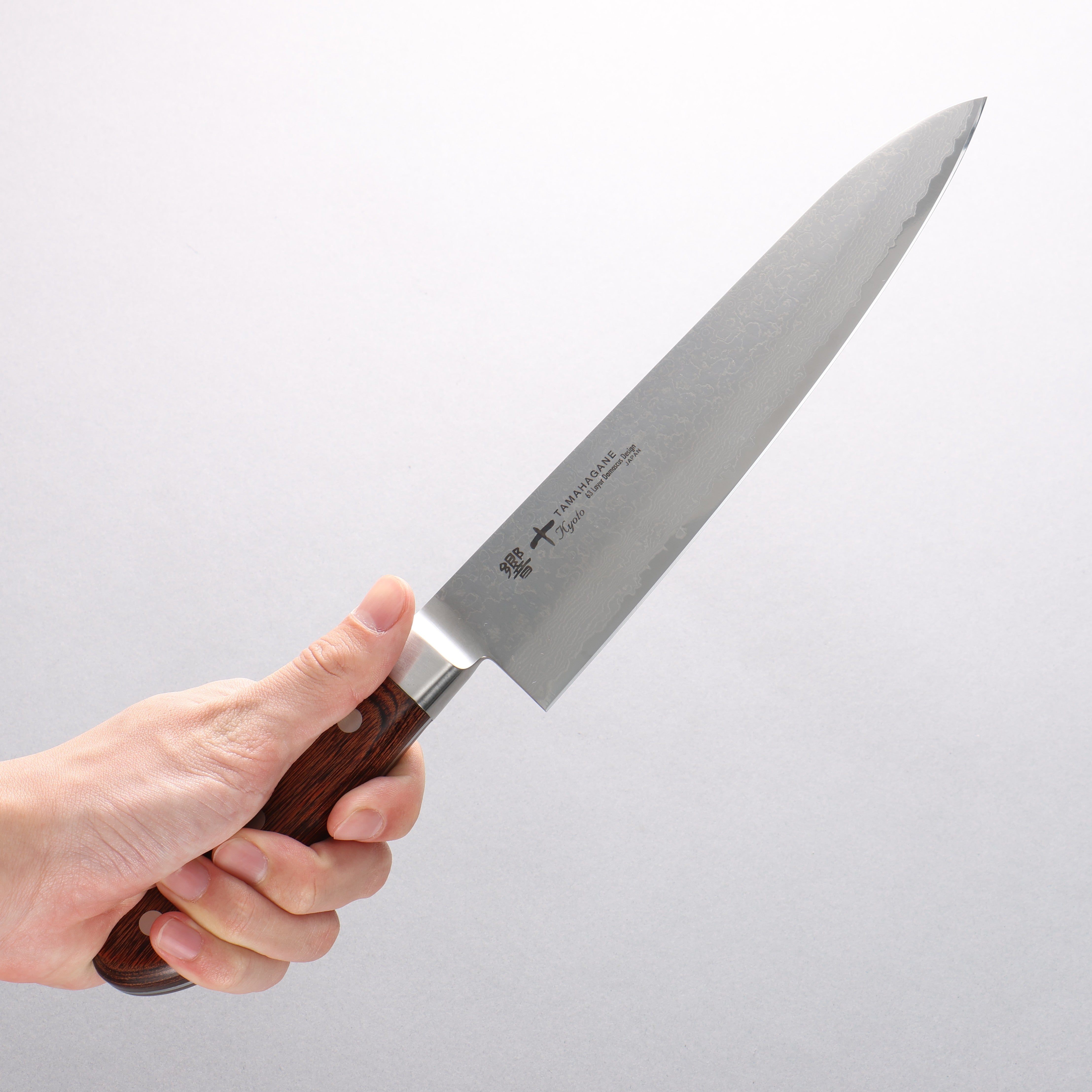 Tamahagane Kyoto 63 Layer Damascus Gyuto 210mm KP-1105 - Japanny - Best Japanese Knife