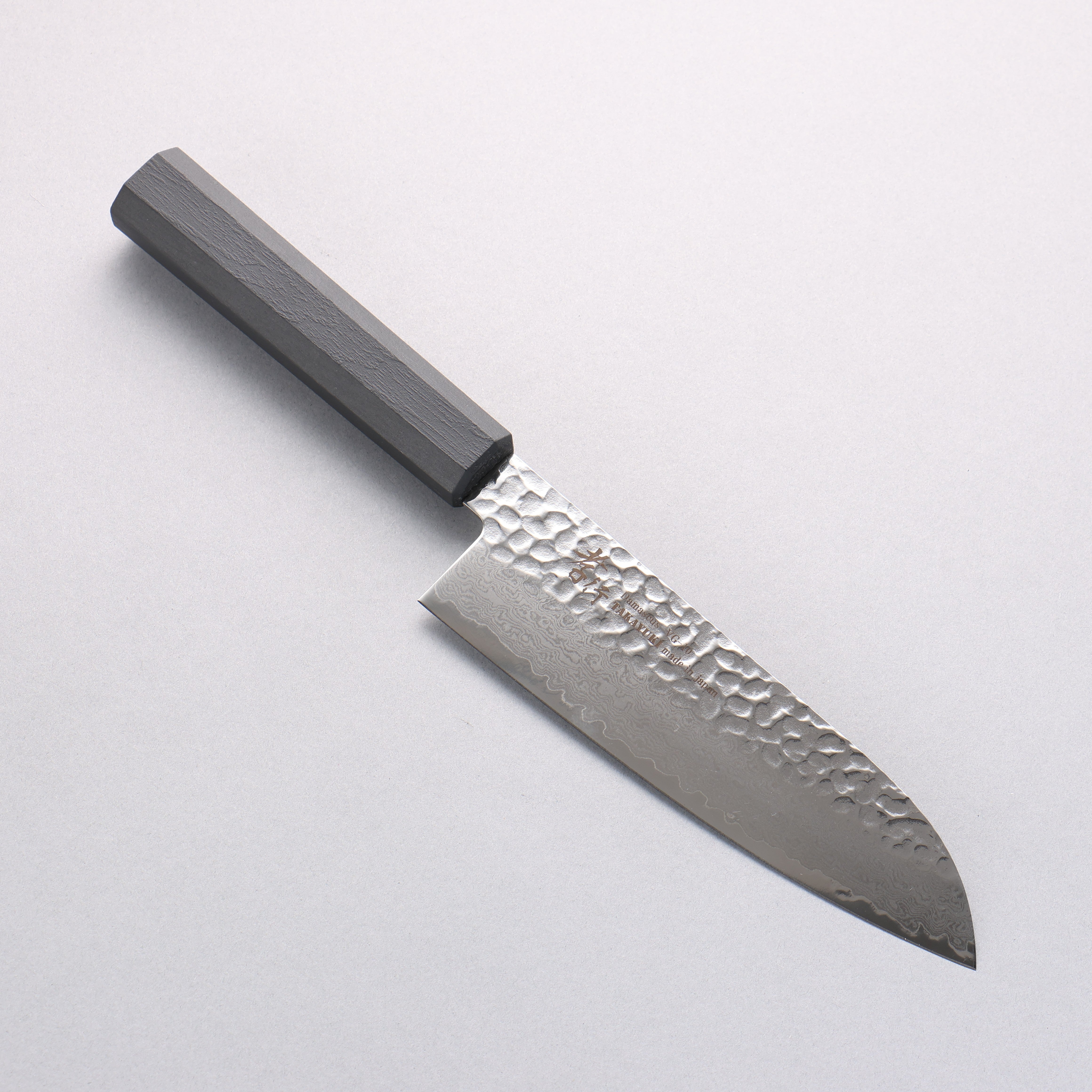 Sakai Takayuki Nanairo VG10 33 Layer Santoku 180mm ABS resin(Black Lacquered) Handle - Japanny - Best Japanese Knife