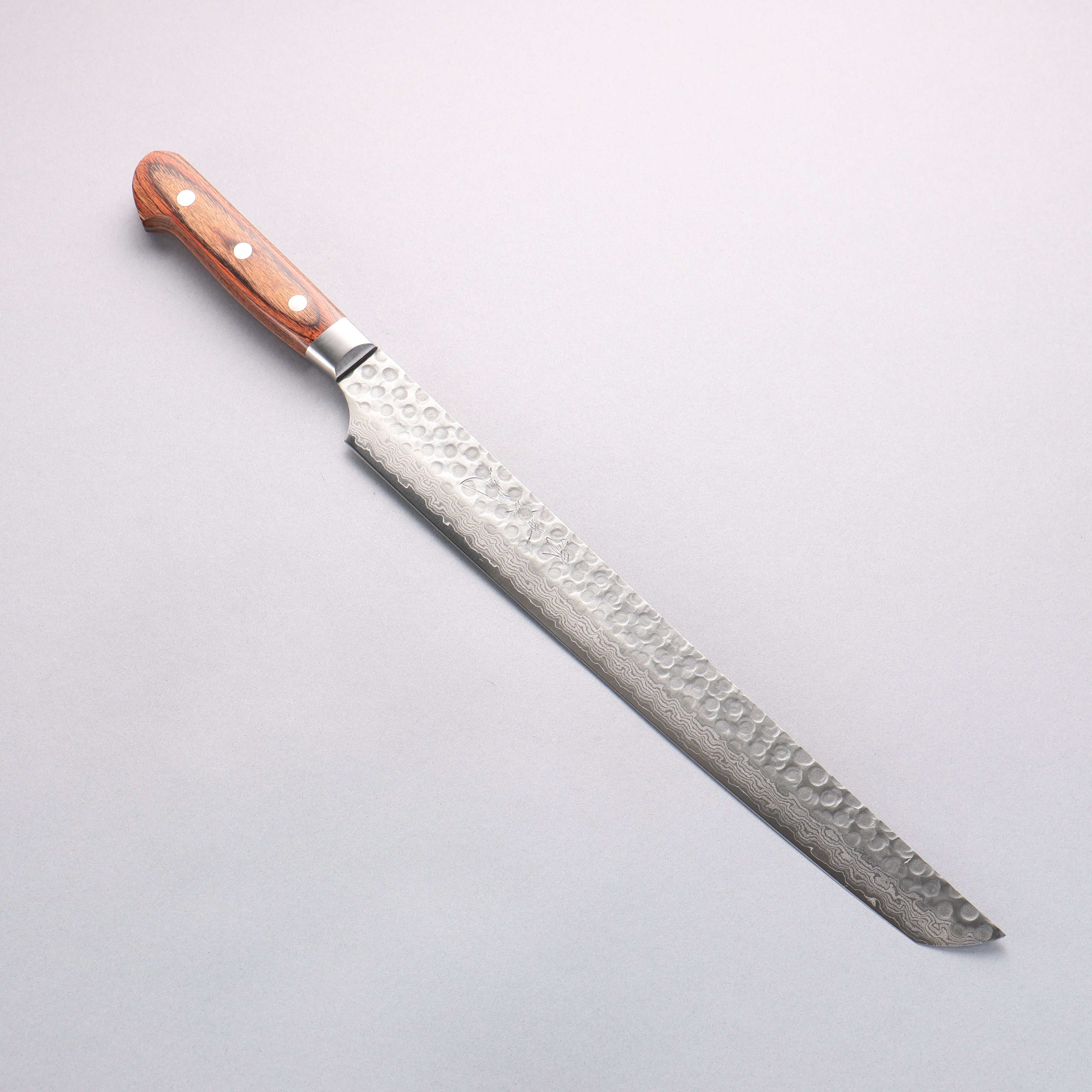 Jikko VG10 17 Layer Sakimaru Yanagiba 300mm Mahogany Handle - Japanny - Best Japanese Knife