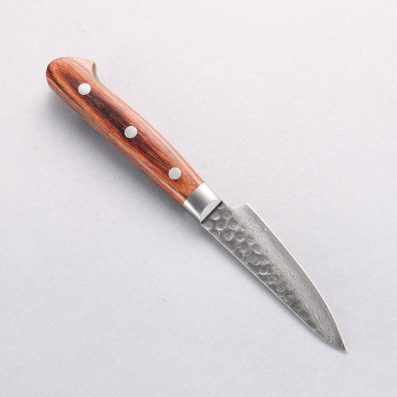 Seisuke VG10 17 Layer Damascus Petty-Utility 80mm Mahogany Handle - Japanny - Best Japanese Knife