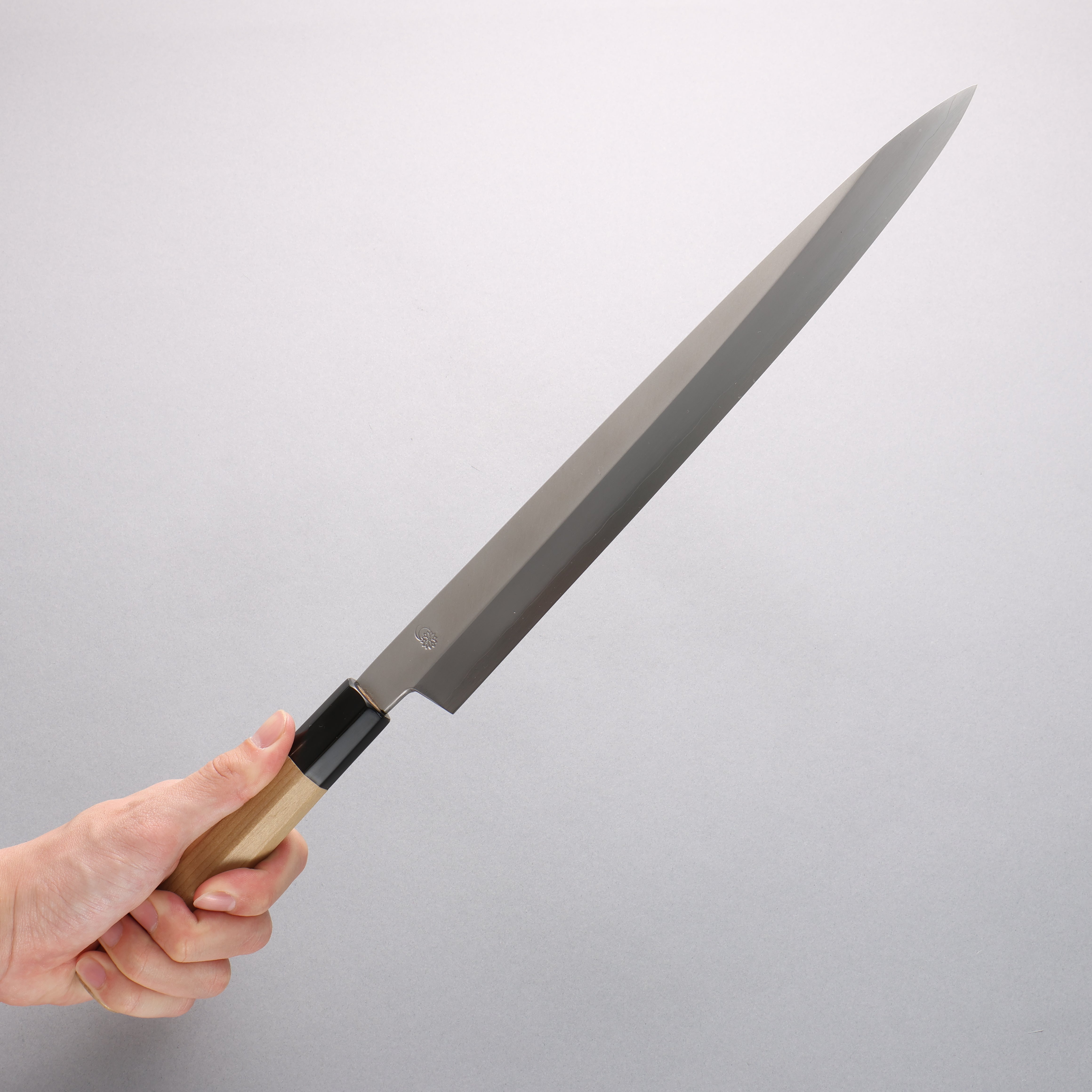 Kikuzuki Silver Steel No.3 Bokashi Yanagiba 300mm Magnolia Handle - Japanny - Best Japanese Knife
