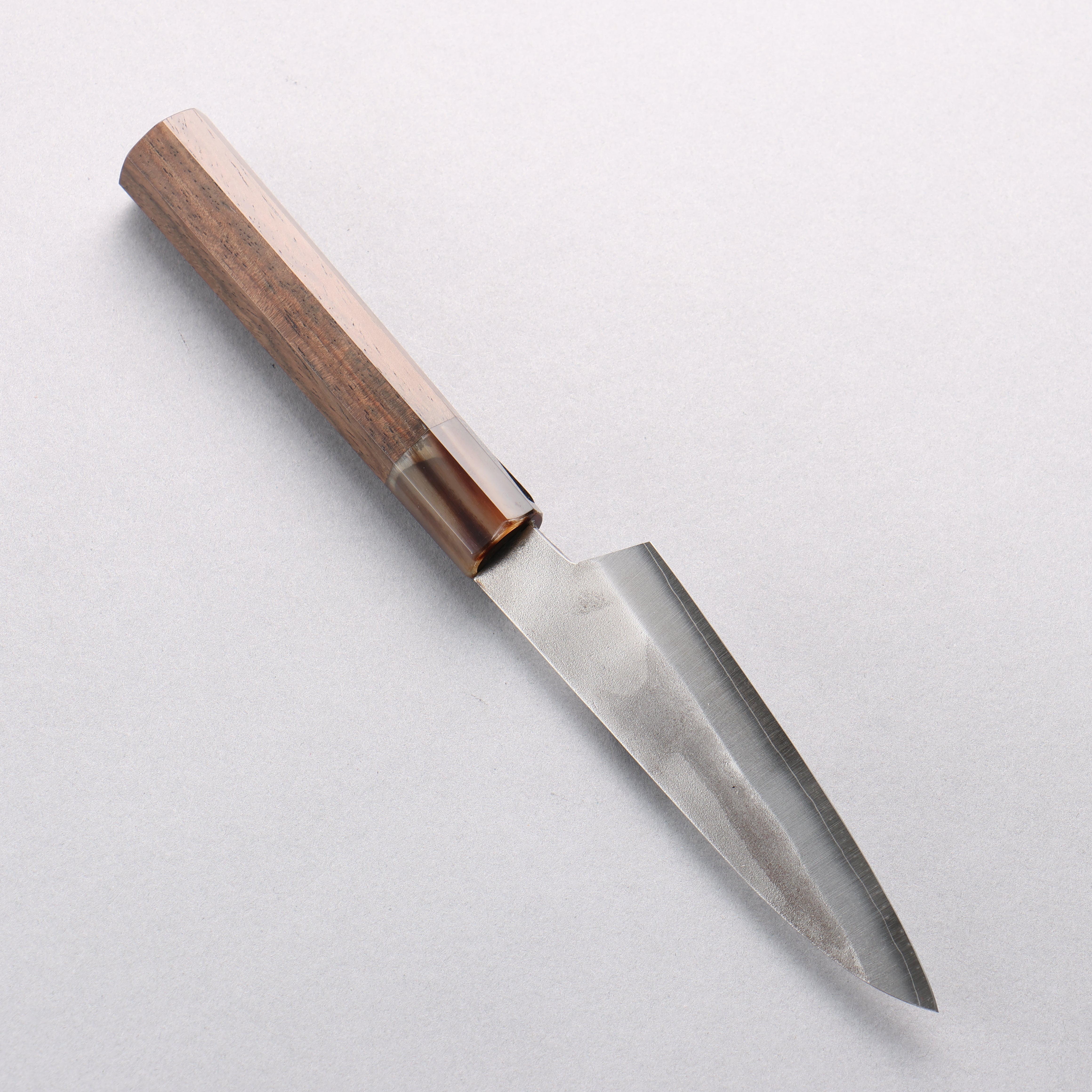 Shigeki Tanaka Silver Steel No.3 Nashiji Petty-Utility 120mm Walnut Handle - Japanny - Best Japanese Knife