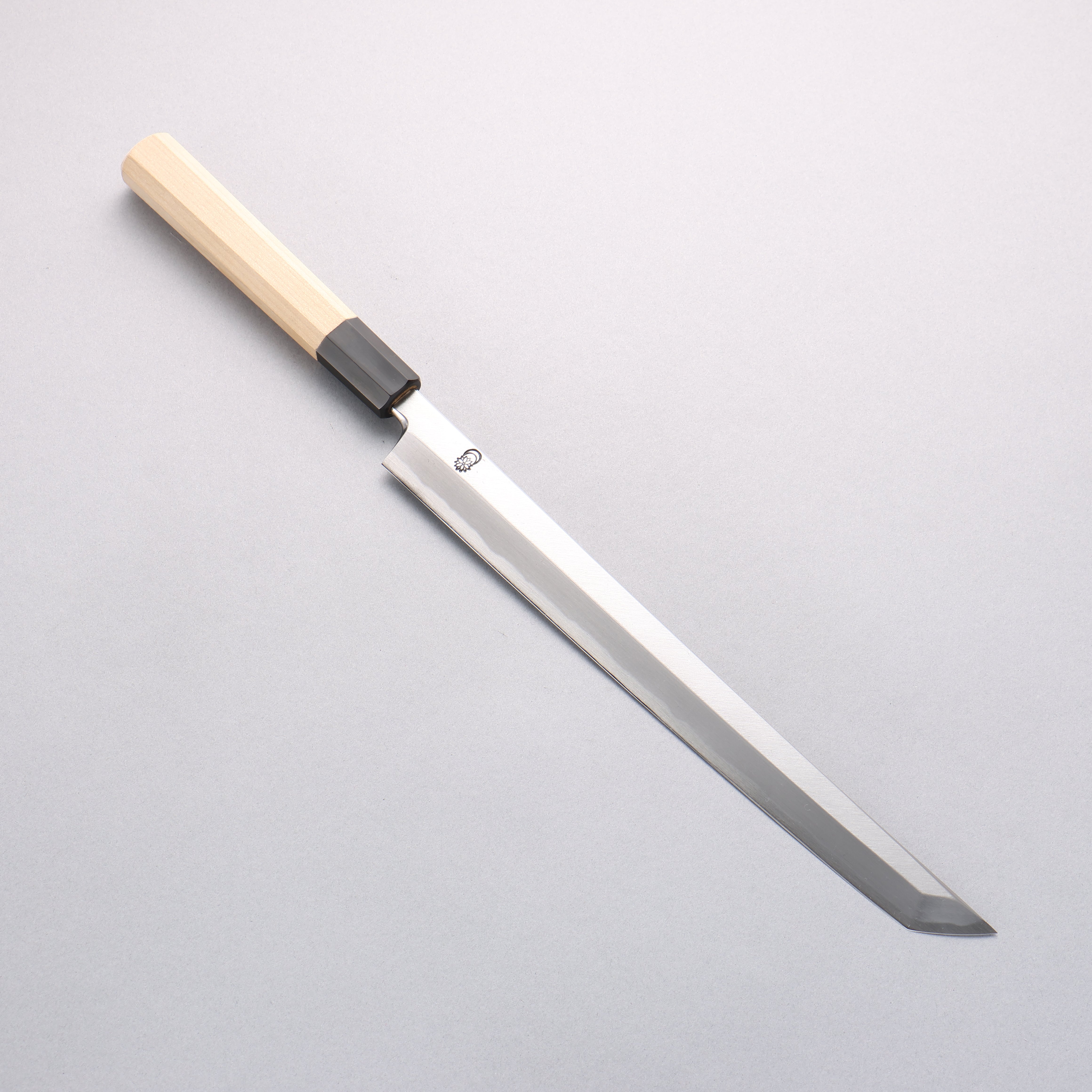 Kikuzuki White Steel No.2 Kasumitogi Sakimaru Takohiki 270mm Magnolia Handle - Japanny - Best Japanese Knife