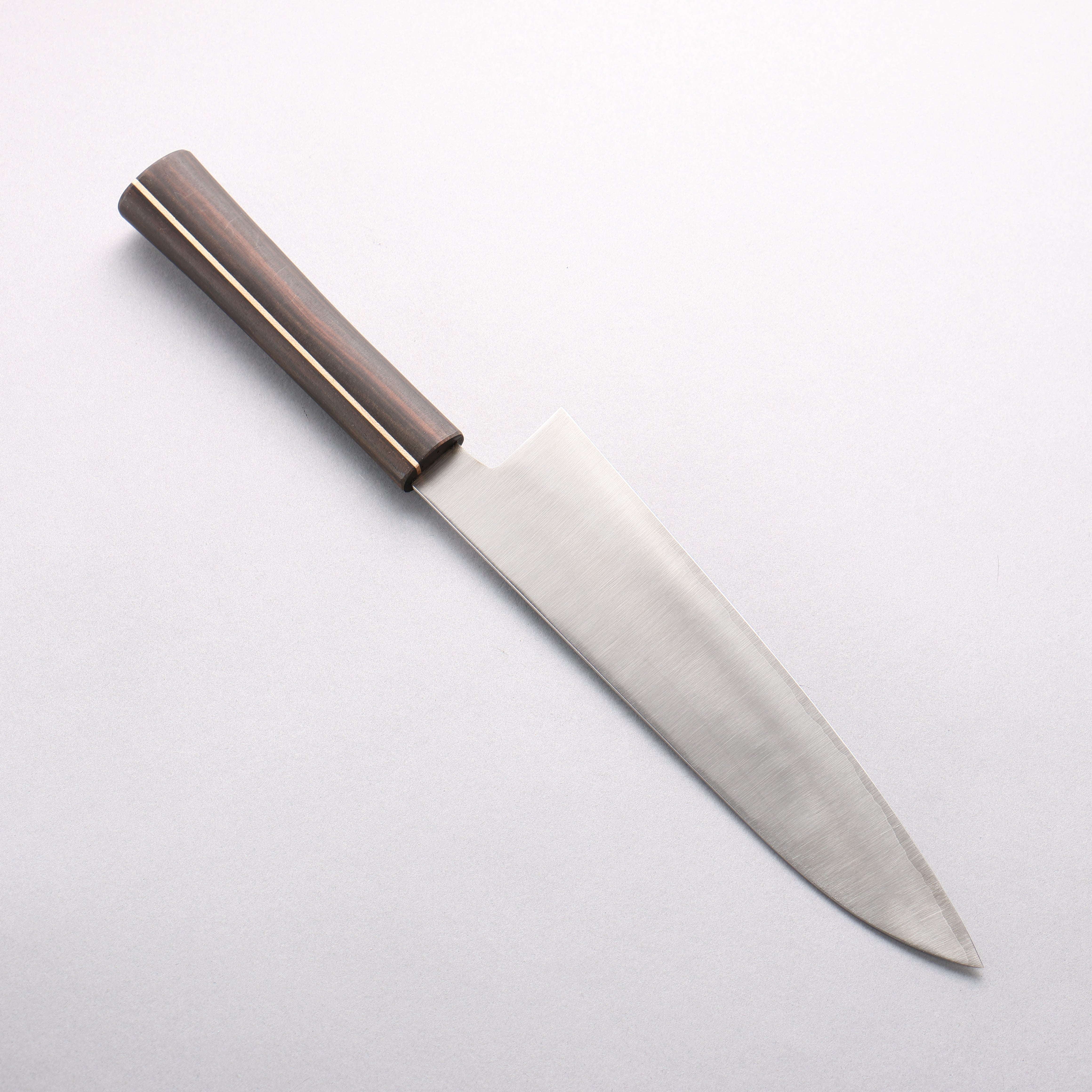 Shigeki Tanaka Majiro Silver Steel No.3 Gyuto 210mm Ebony Wood Handle - Japanny - Best Japanese Knife
