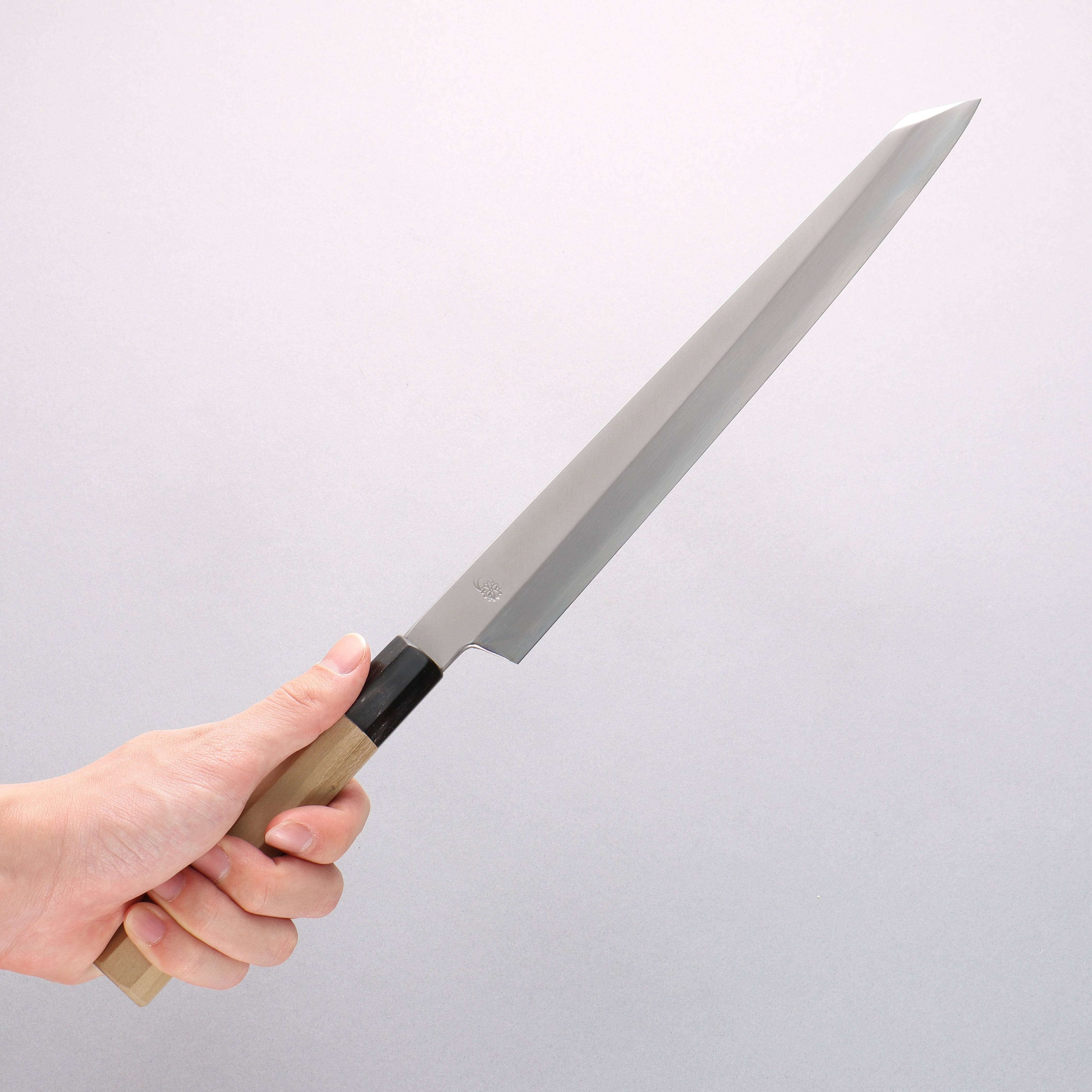 Kikuzuki Silver Steel No.3 Bokashi Kiritsuke Yanagiba 270mm Magnolia Handle - Japanny - Best Japanese Knife