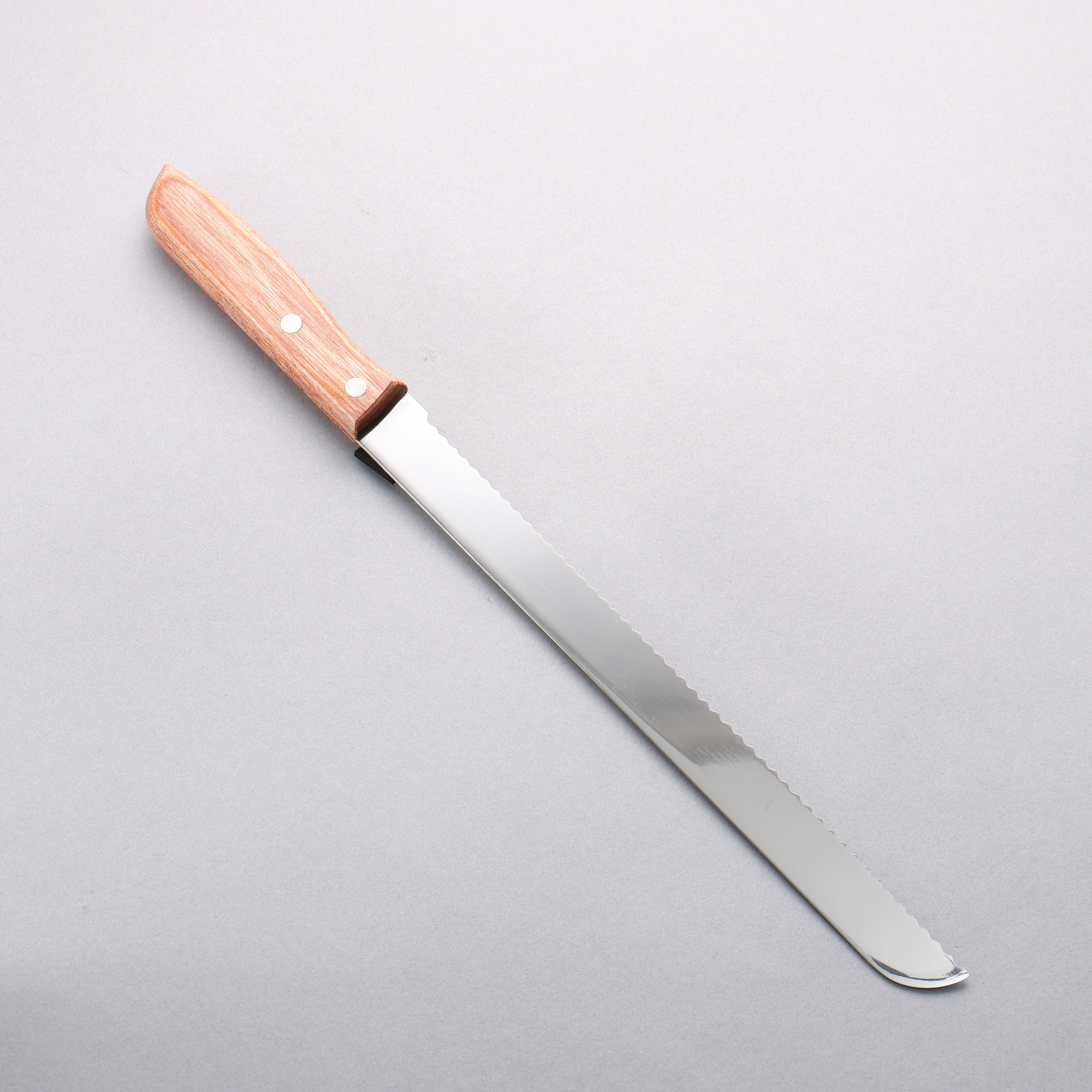 Kanetsune 555 Series DSR-1K6 Bread Slicer 250mm Red Pakka wood Handle - Japanny - Best Japanese Knife