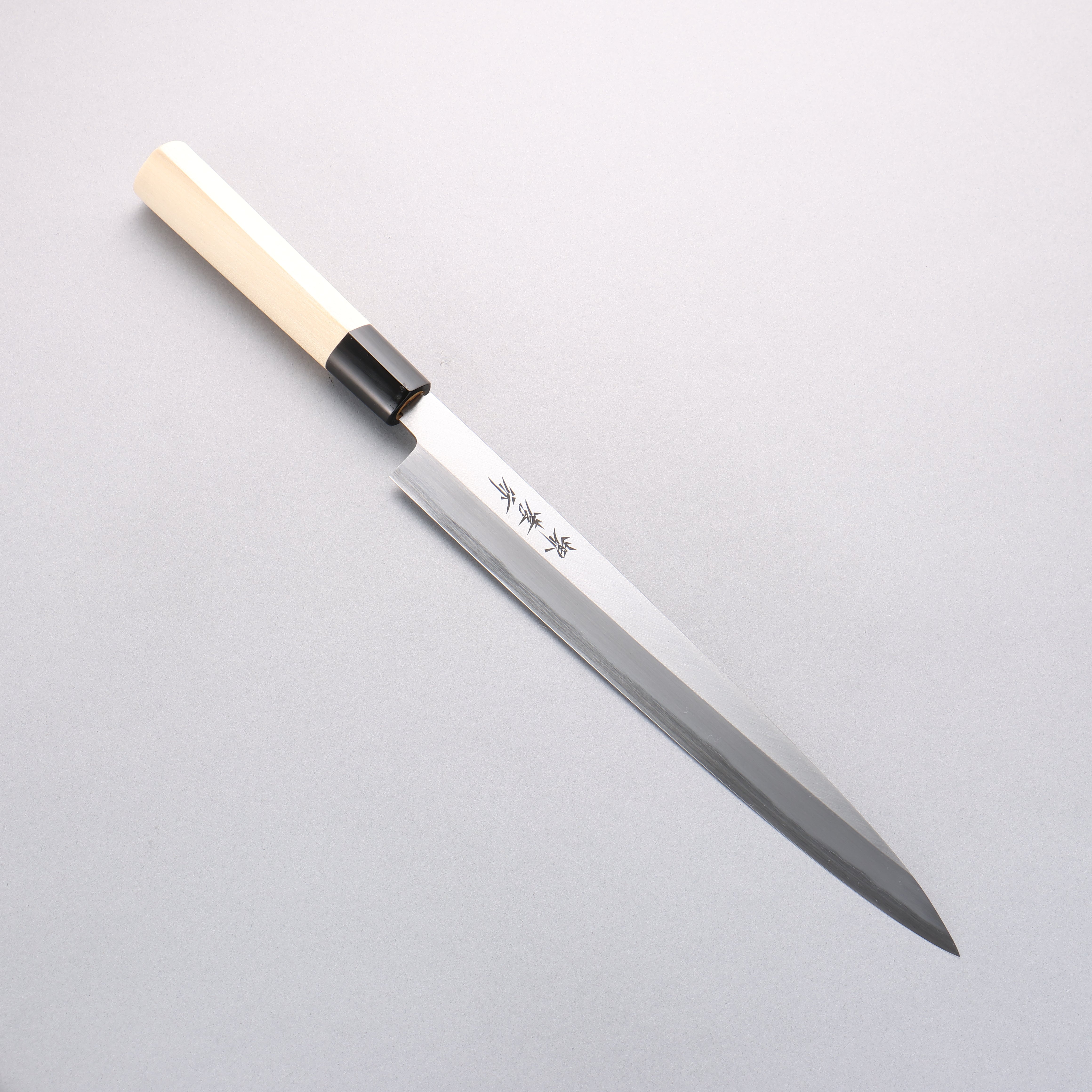 Sakai Takayuki Kasumitogi White Steel Yanagiba Magnolia Handle - Japanny - Best Japanese Knife