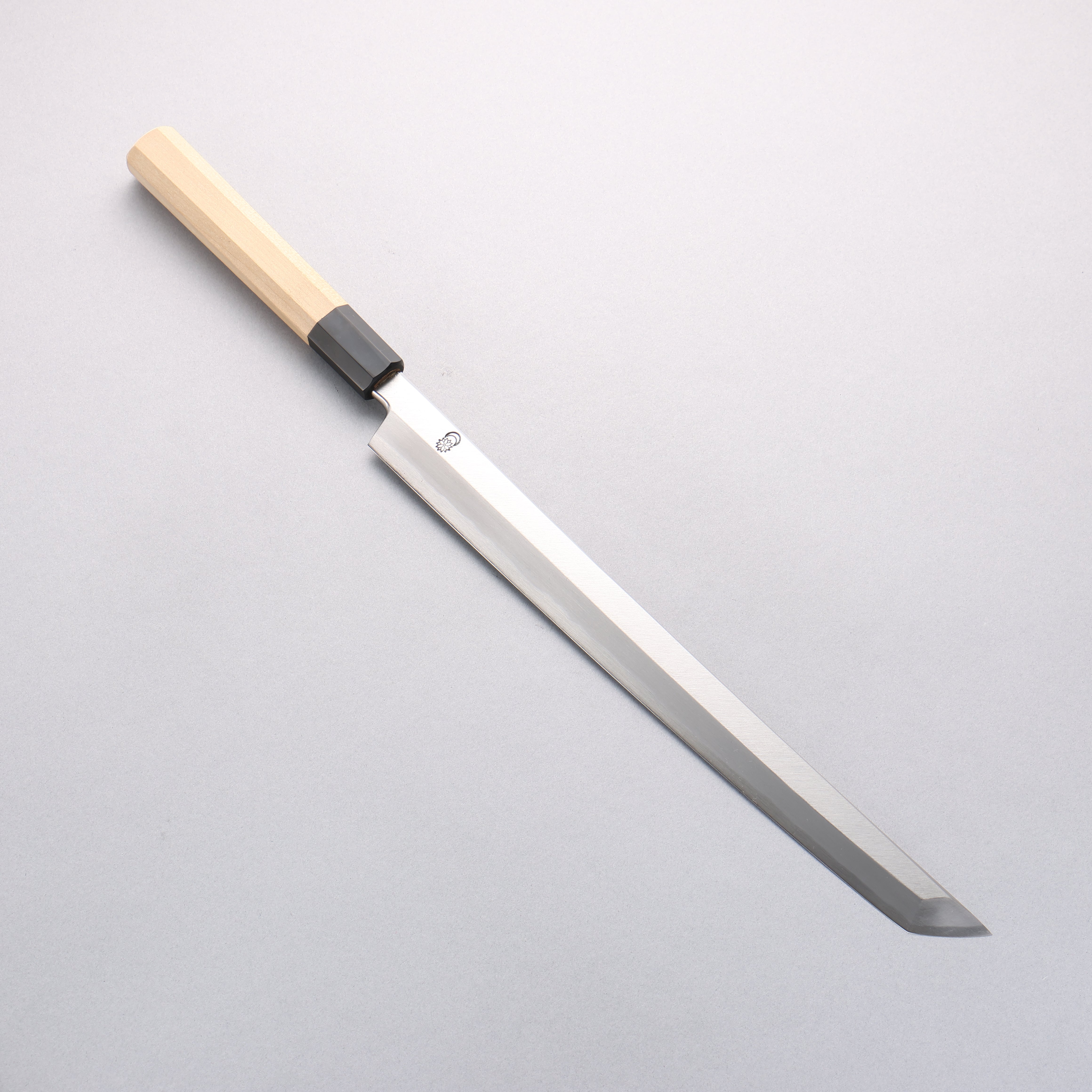 Kikuzuki White Steel No.2 Kasumitogi Sakimaru Takohiki 300mm Magnolia Handle - Japanny - Best Japanese Knife