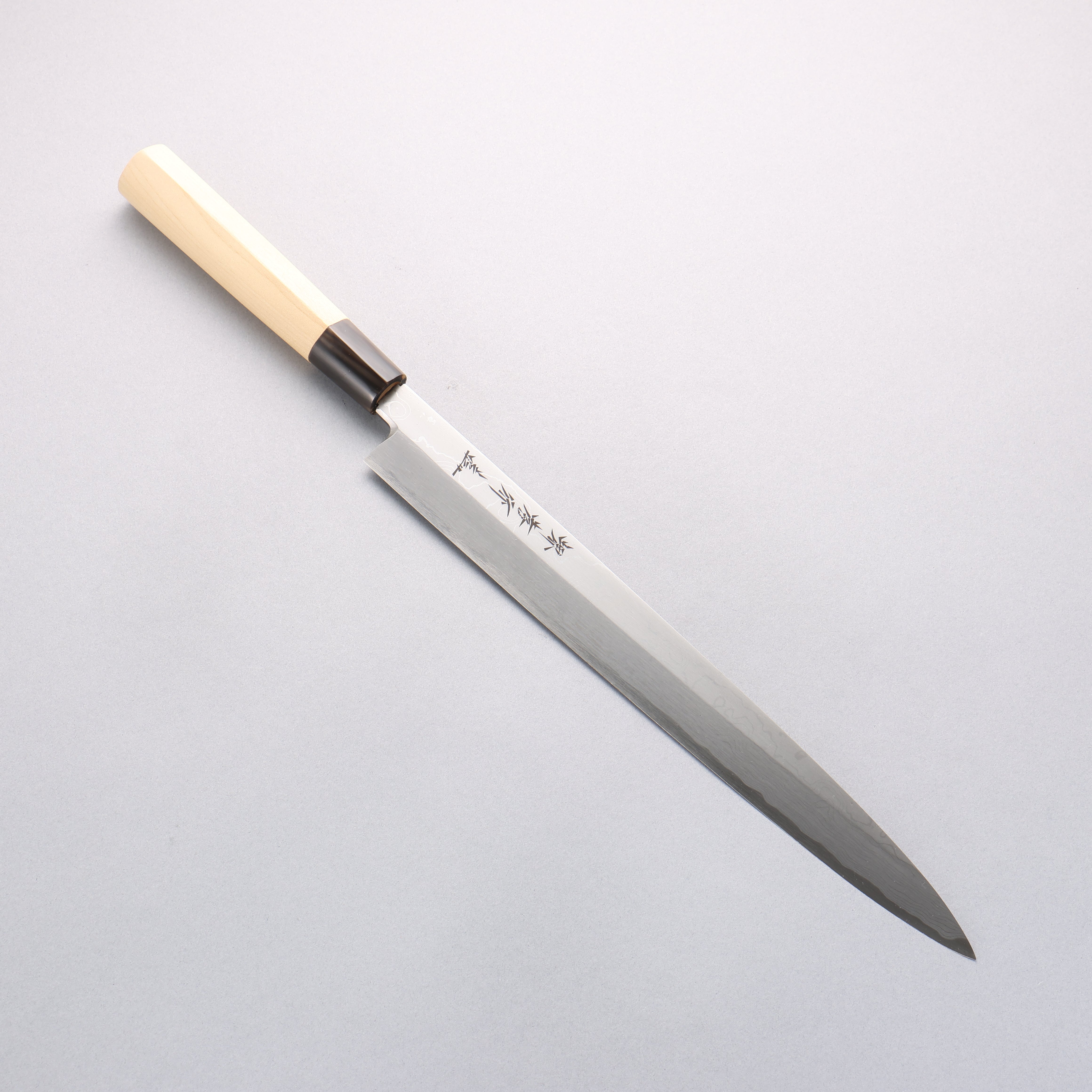 Sakai Takayuki Uzushio White Steel No.2 Yanagiba Magnolia Handle - Japanny - Best Japanese Knife