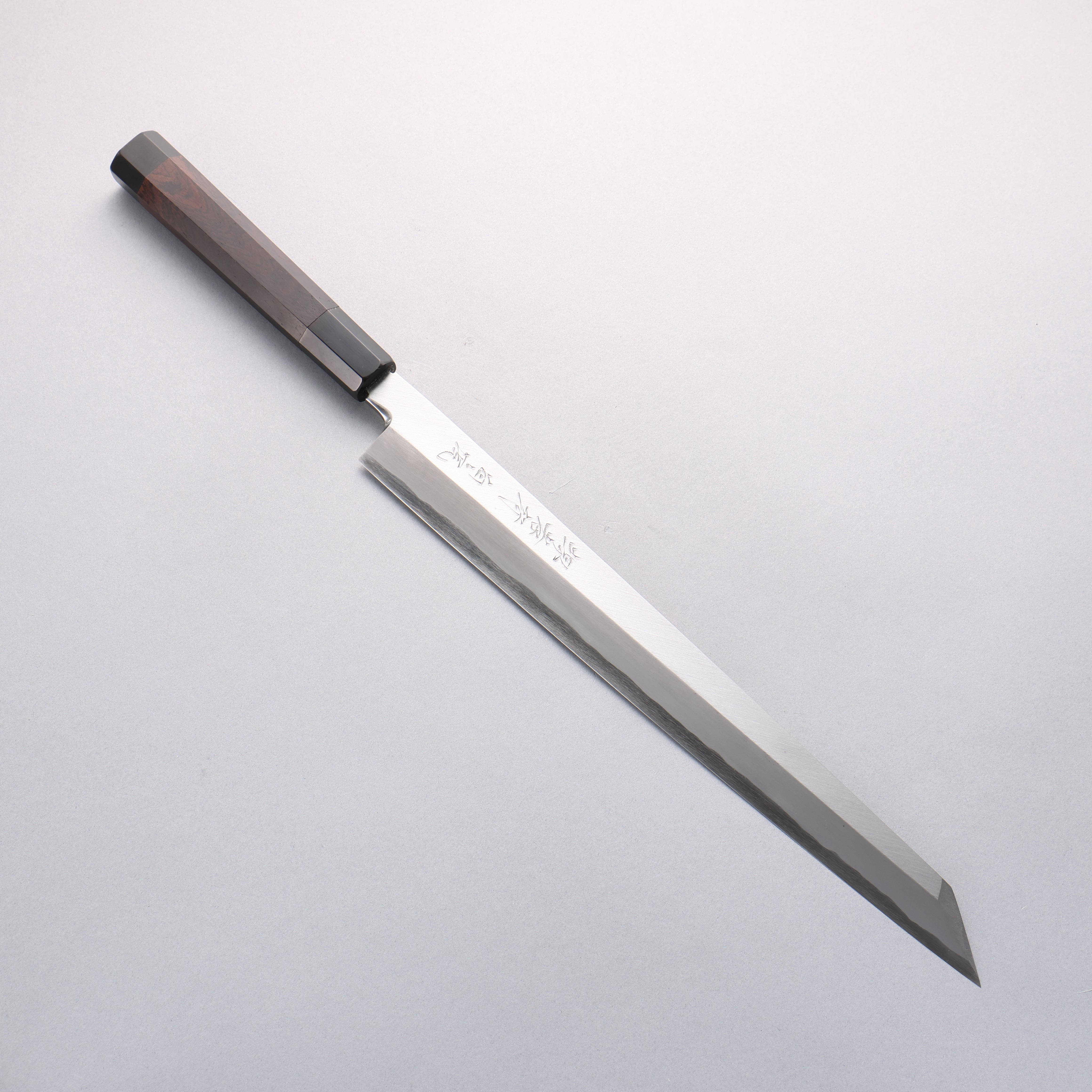 Sakai Takayuki Byakko White Steel No.1 Kiritsuke Yanagiba 330mm Ebony Wood Handle with Sheath - Japanny - Best Japanese Knife
