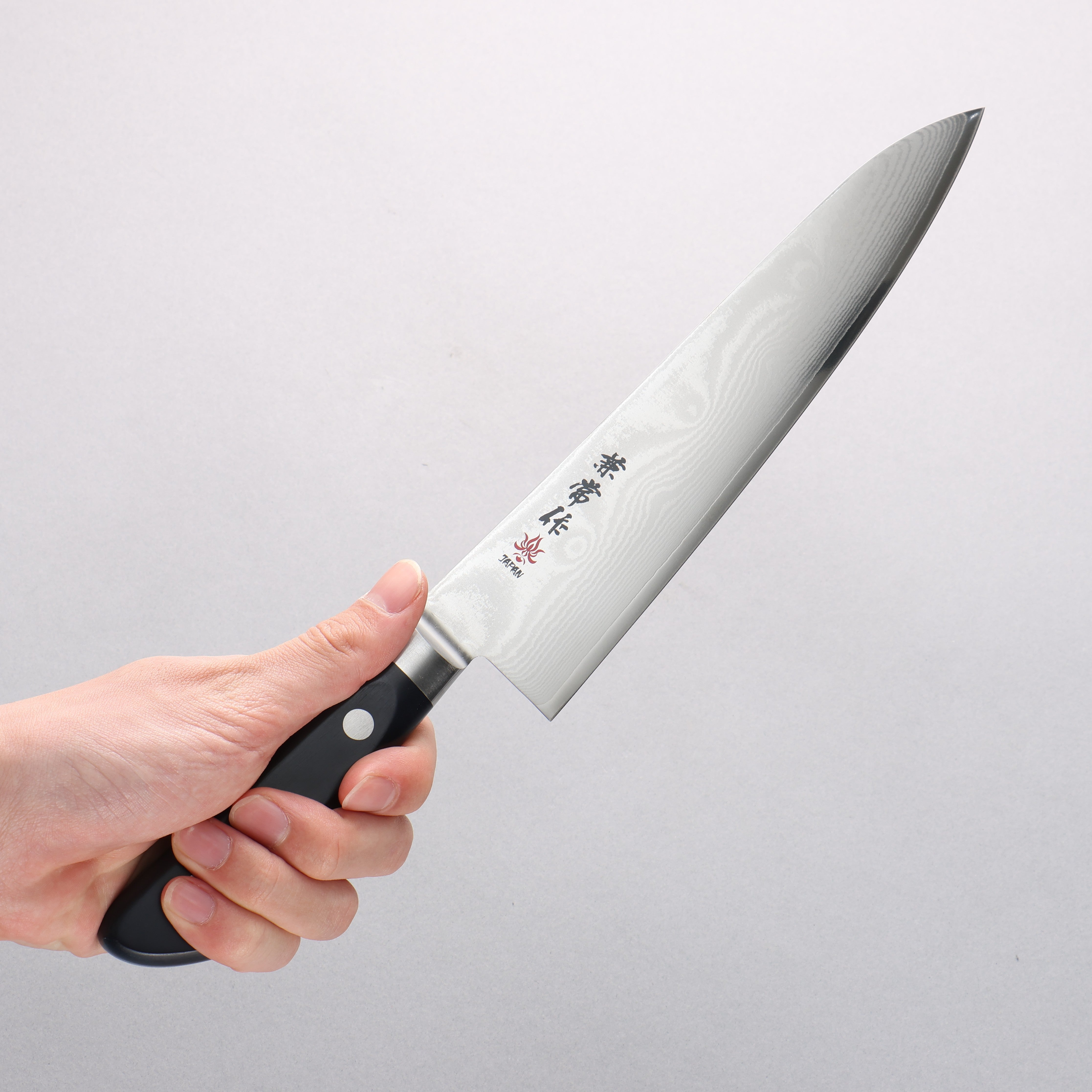 Kanetsune VG10 33 Layer Damascus Gyuto 210mm Plastic Handle - Japanny - Best Japanese Knife