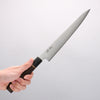 Seisuke Swedish Steel-stn Sujihiki 240mm Burned Chestnuts Handle - Japanny - Best Japanese Knife