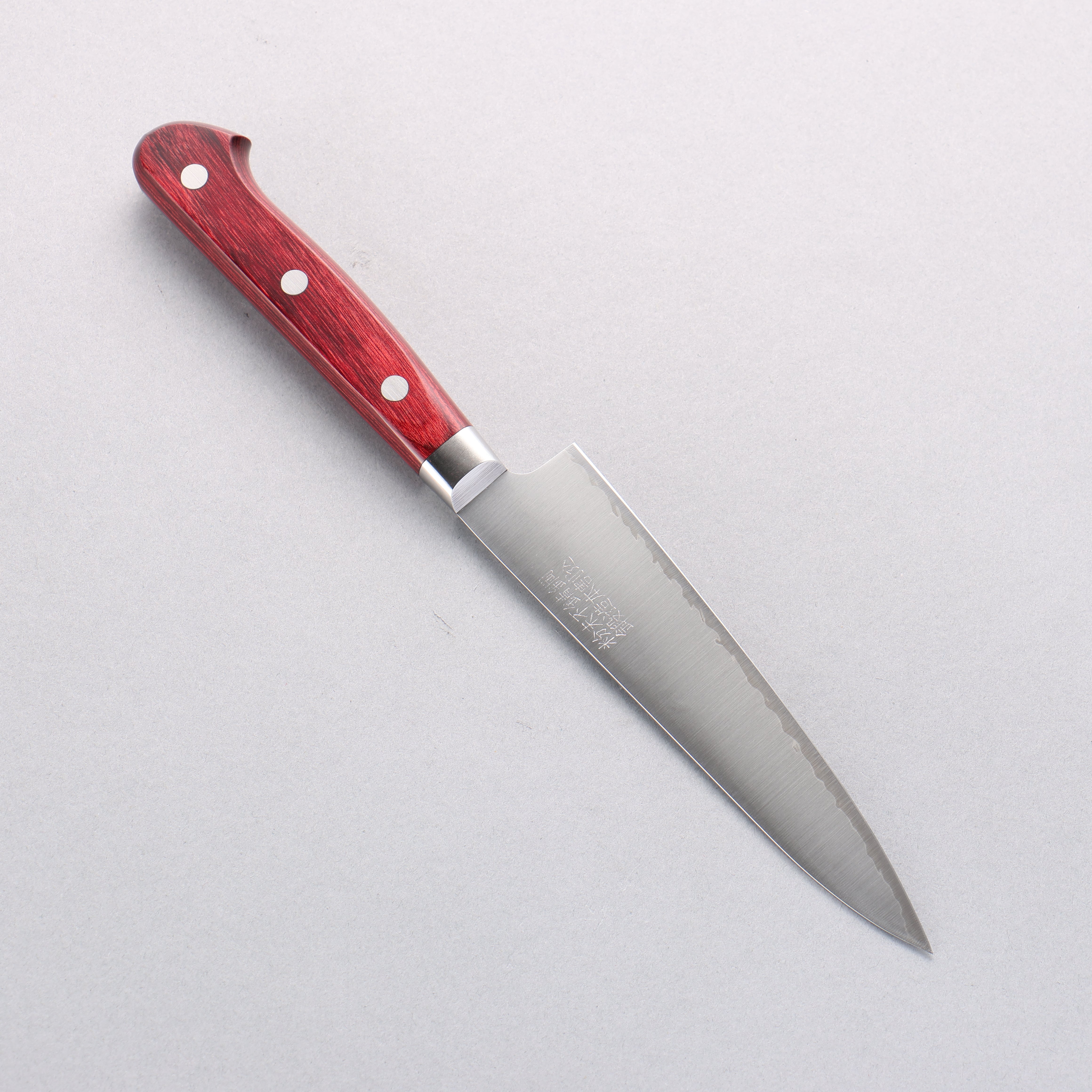 Takamura Knives SG2 Petty-Utility 130mm with Red Pakka wood Handle - Japanny - Best Japanese Knife