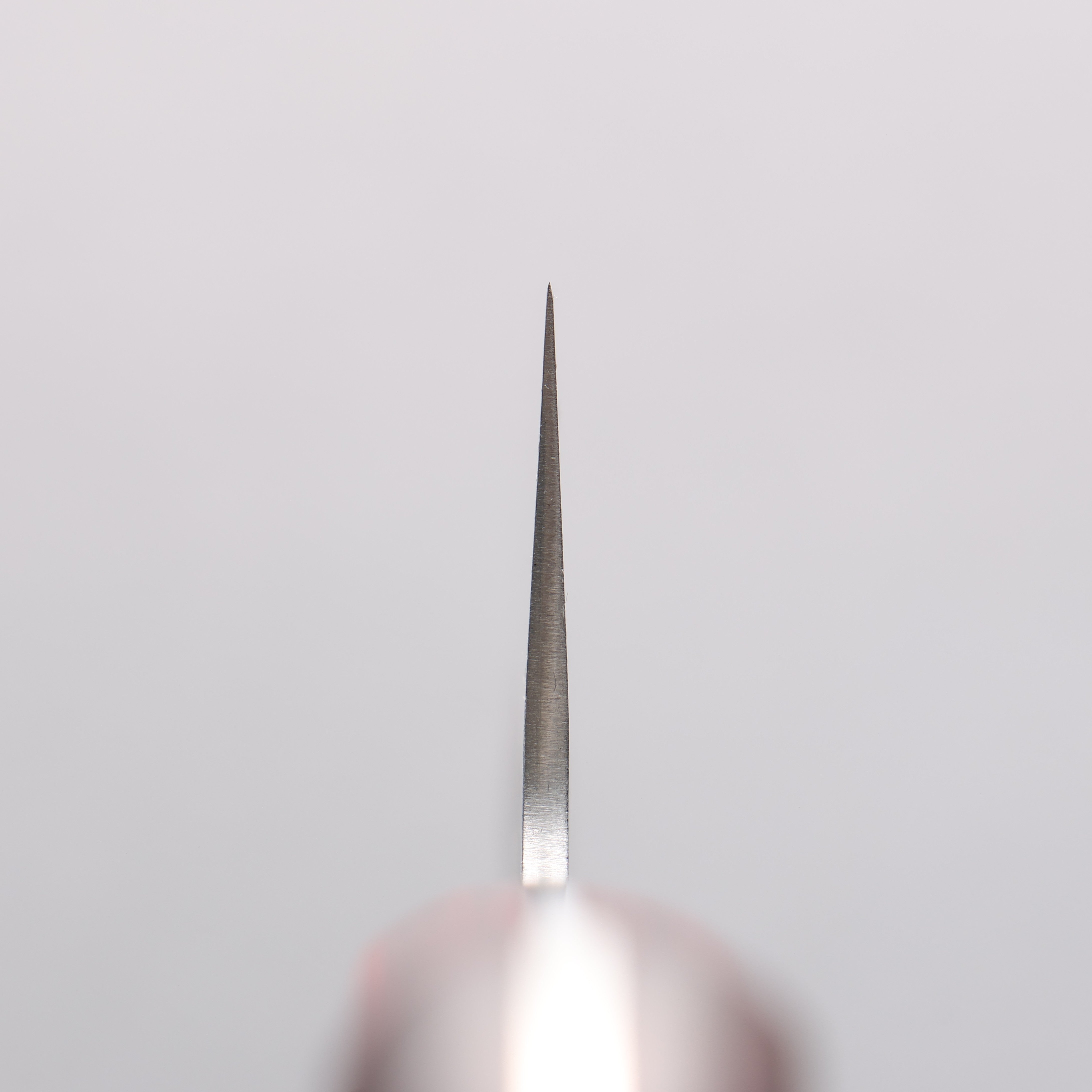 Seisuke Kuronashi Blue Super Nashiji Kurouchi Santoku 180mm Red Pakka wood Handle - Japanny - Best Japanese Knife