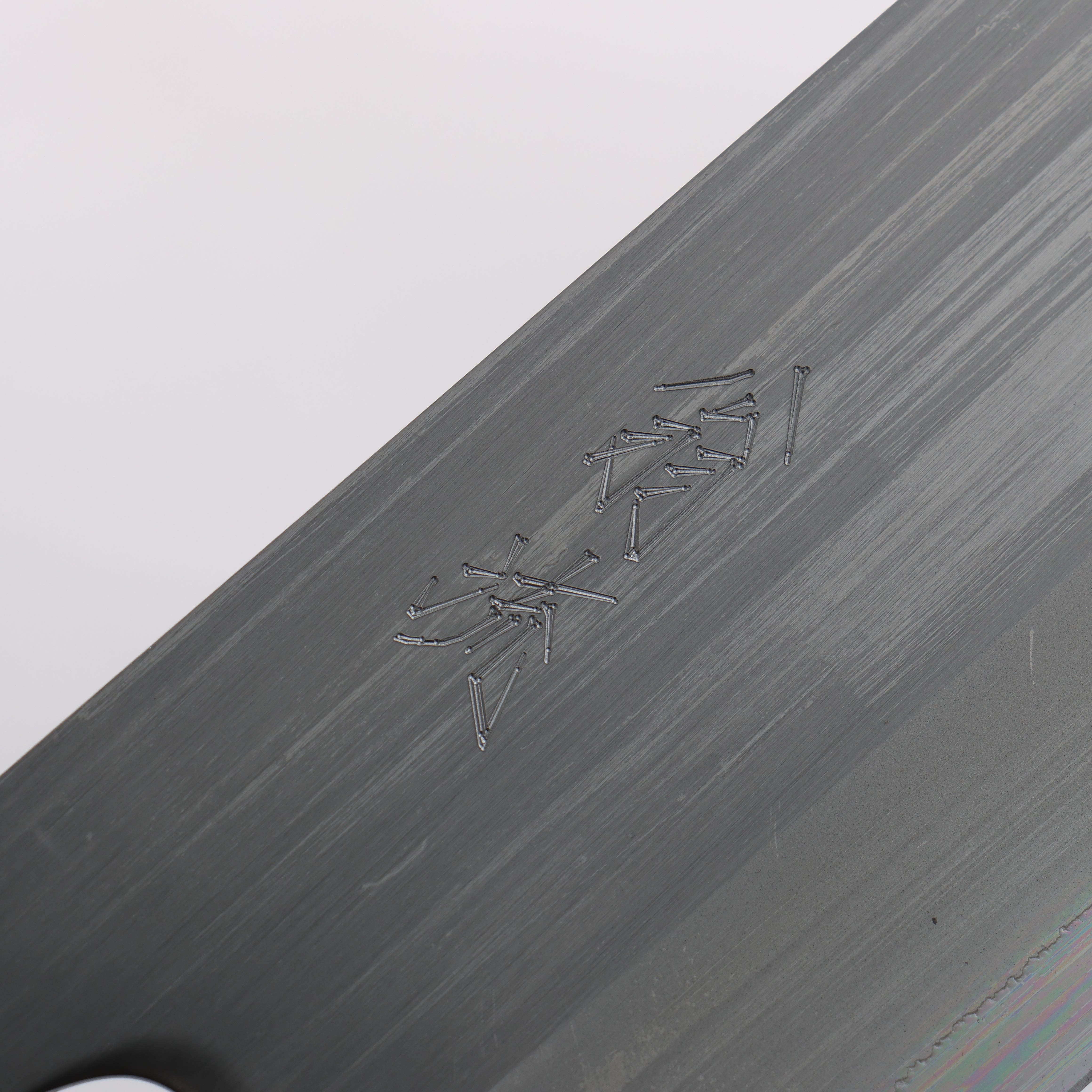 Oul White Steel No.1 Nakiri 165mm Burnt Oak Handle - Japanny - Best Japanese Knife