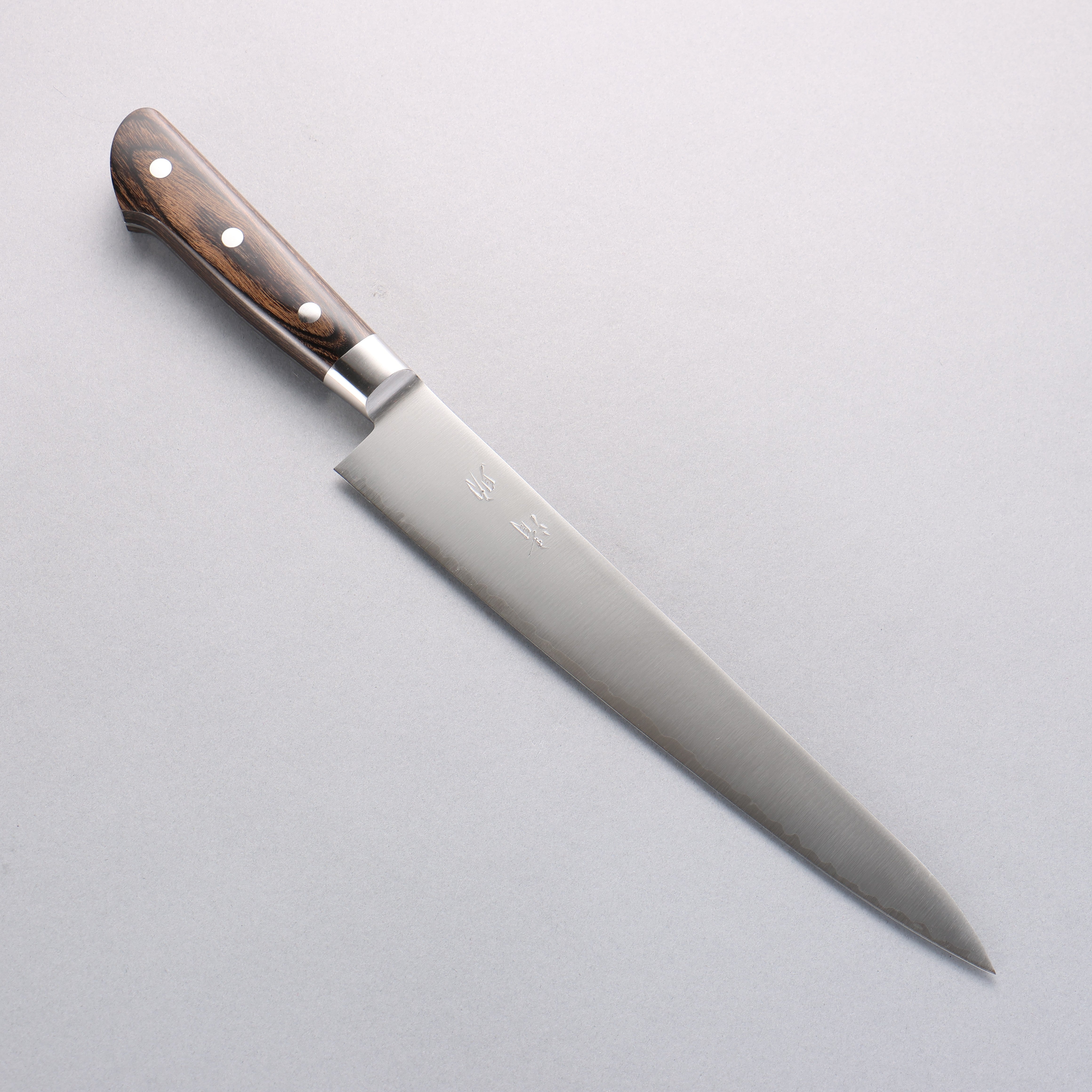 Seisuke SG2 Sujihiki 240mm Brown Pakka wood Handle - Japanny - Best Japanese Knife