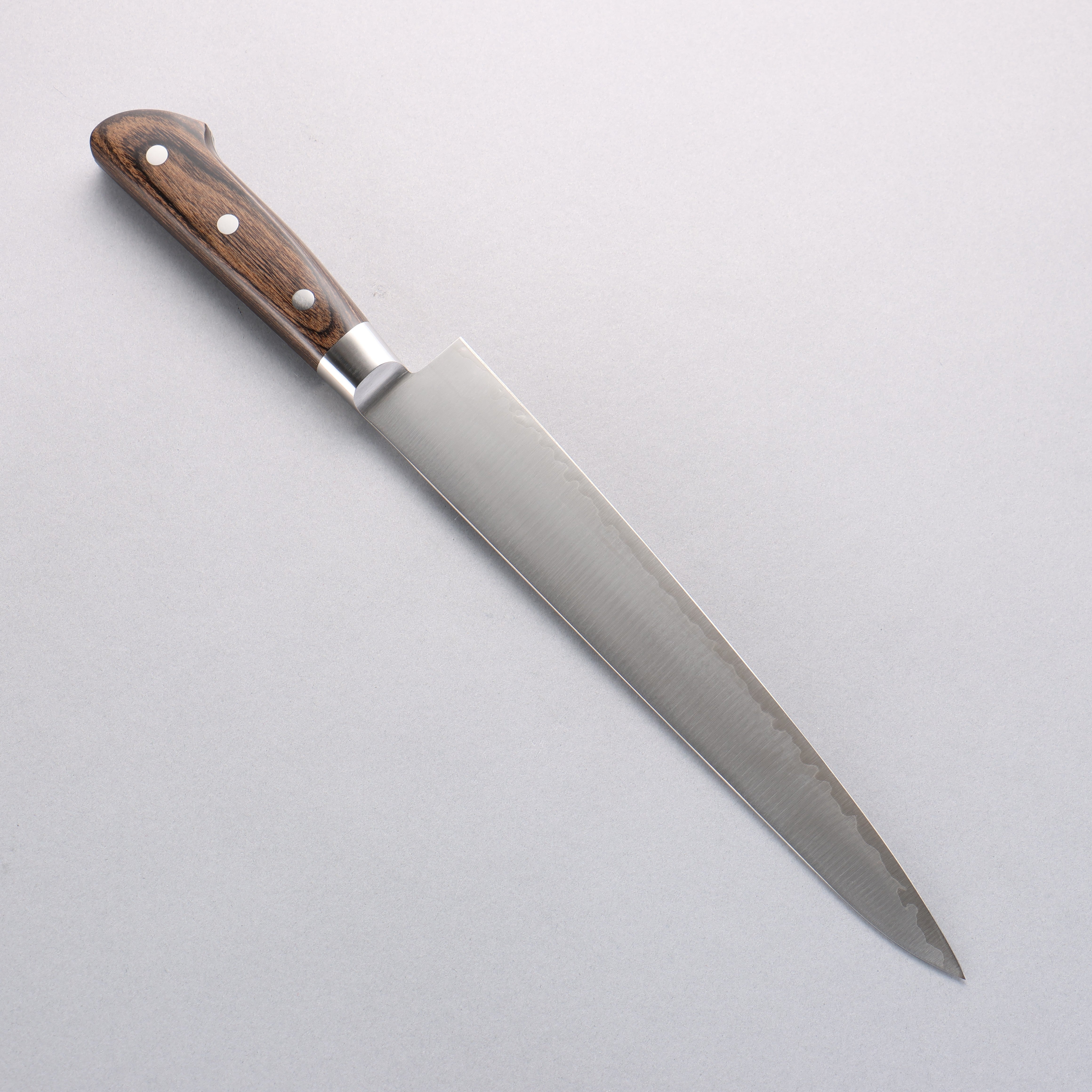 Seisuke SG2 Sujihiki 240mm Brown Pakka wood Handle - Japanny - Best Japanese Knife