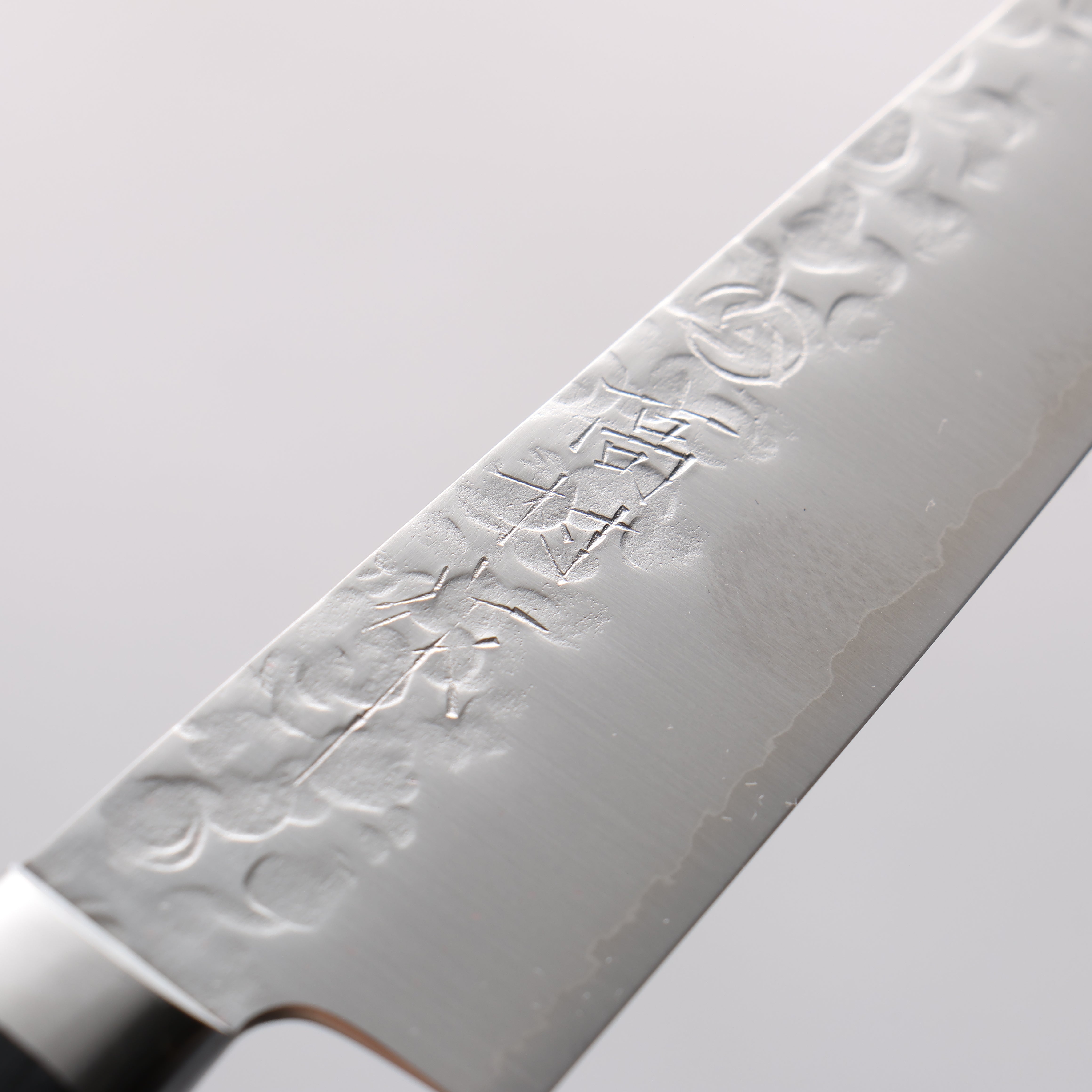 Takamura Knives VG10 Hammered Petty-Utility 130mm Black Pakka wood Handle - Japanny - Best Japanese Knife