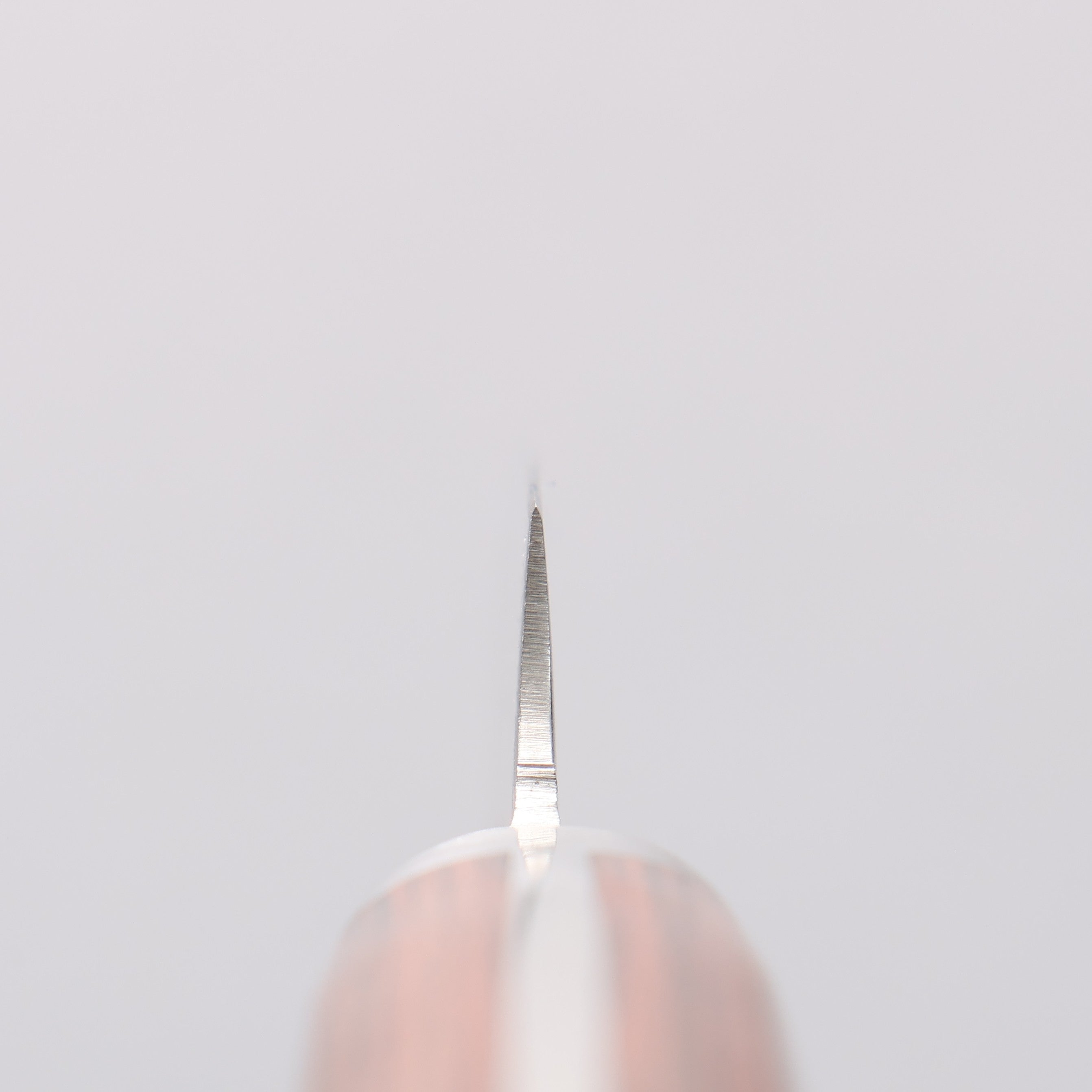 Seisuke Mokusei ZA-18 Mirrored Finish Damascus Petty-Utility 80mm Brown Pakka wood Handle - Japanny - Best Japanese Knife