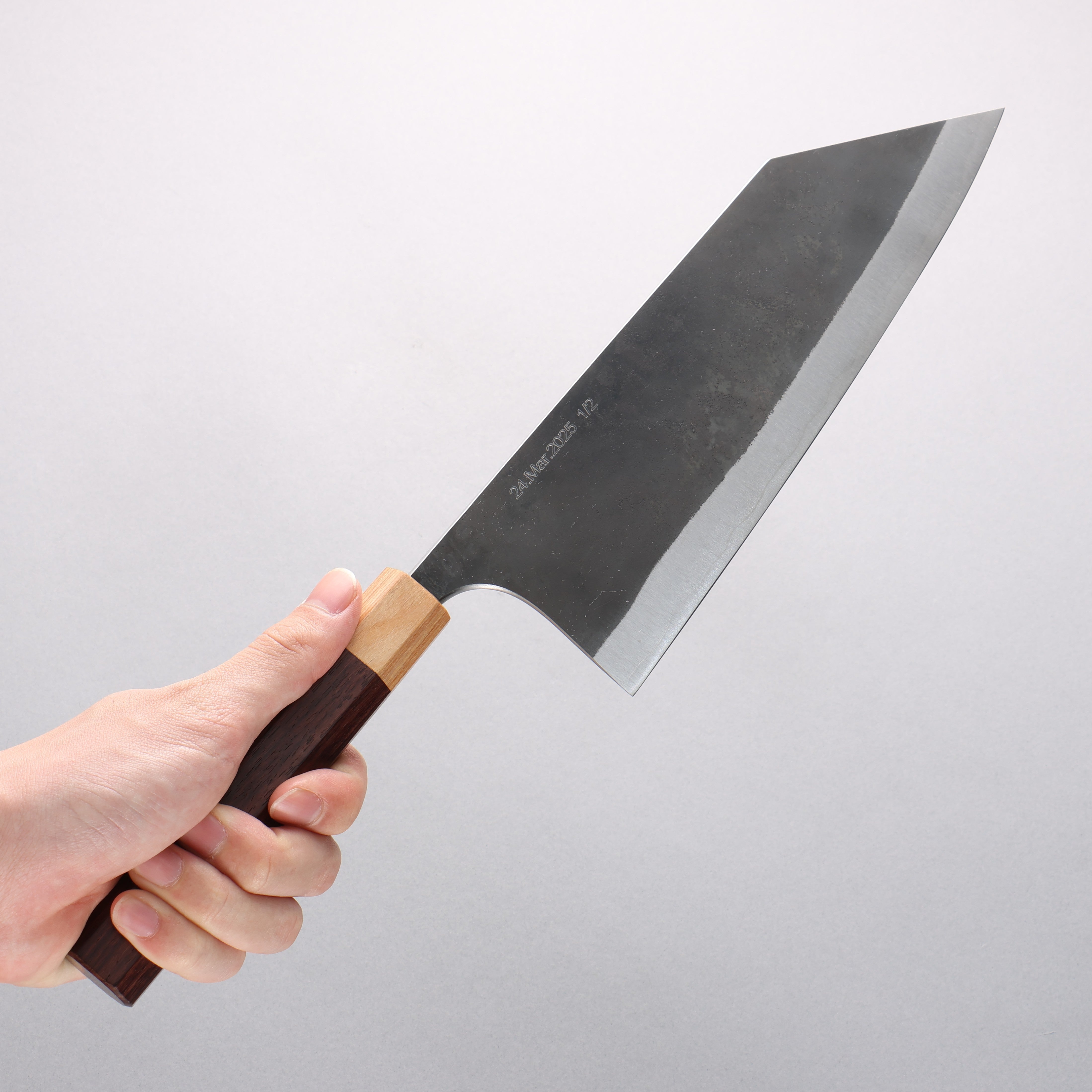 Tinker Blue Super Black Finished 230mm Rosewood Handle Ironhorse - Japanny - Best Japanese Knife