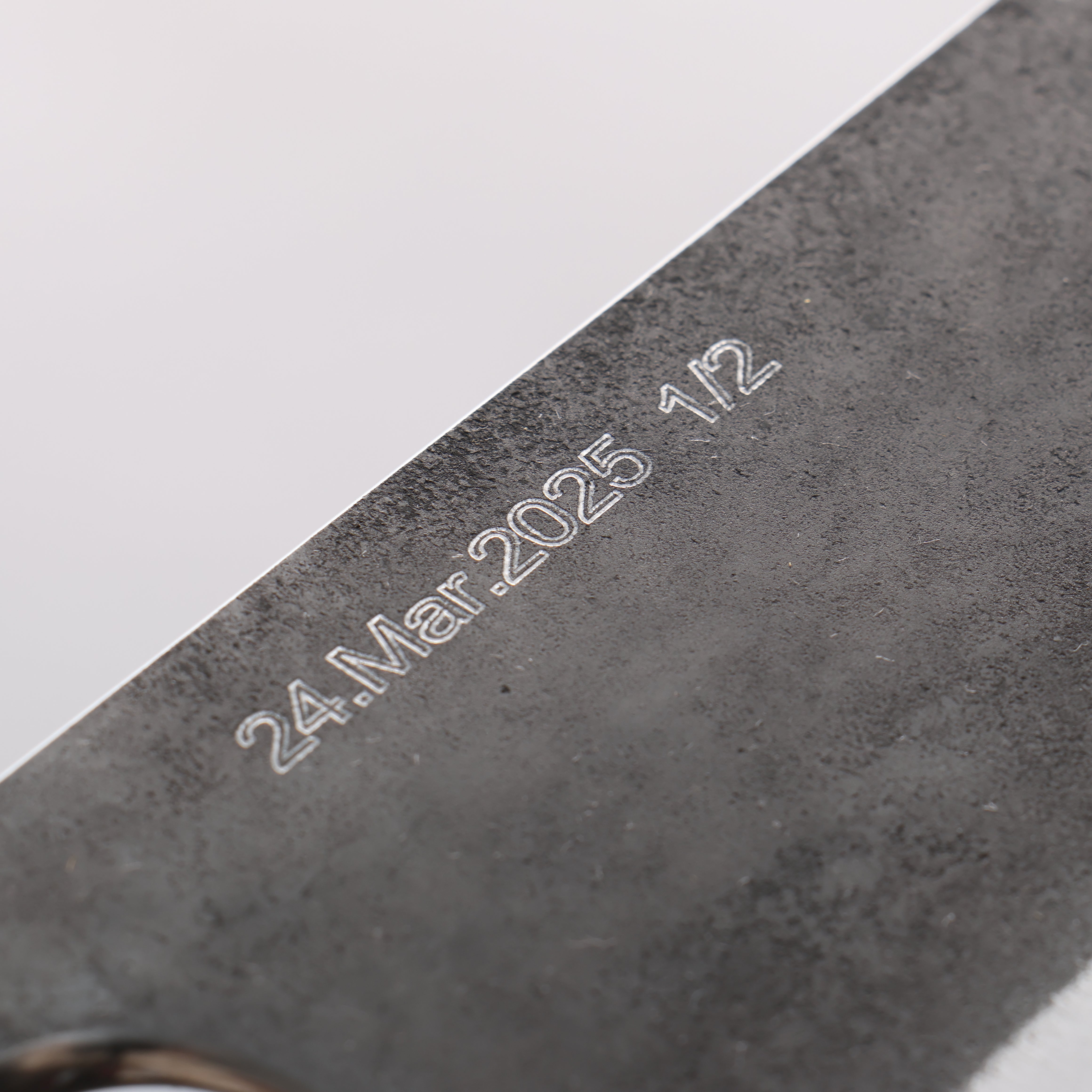 Tinker Blue Super Black Finished 145mm Rosewood Handle Chibi Tank - Japanny - Best Japanese Knife