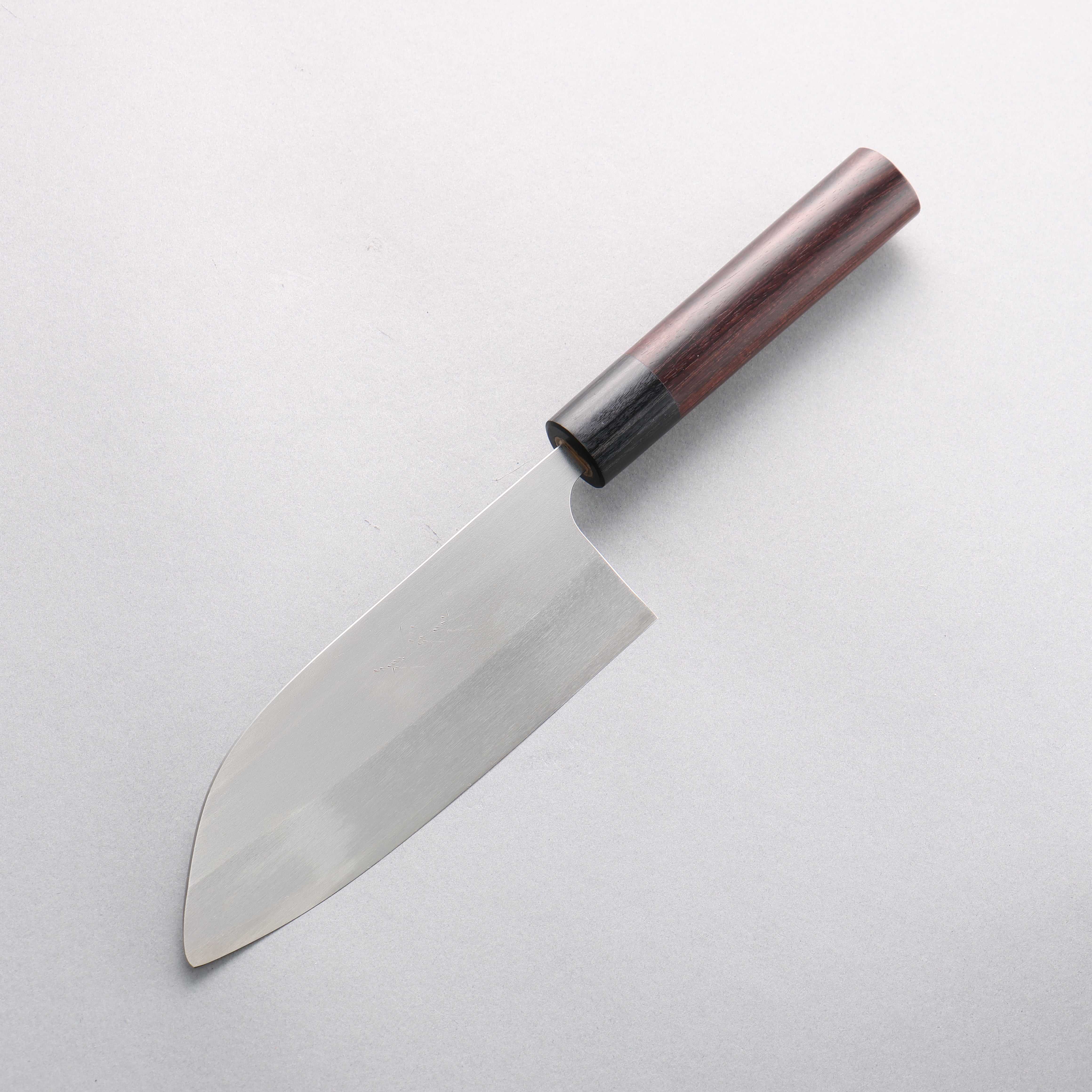 Shungo Ogata SG2 Togidashi Santoku(Maru) 150mm Rosewood Handle - Japanny - Best Japanese Knife