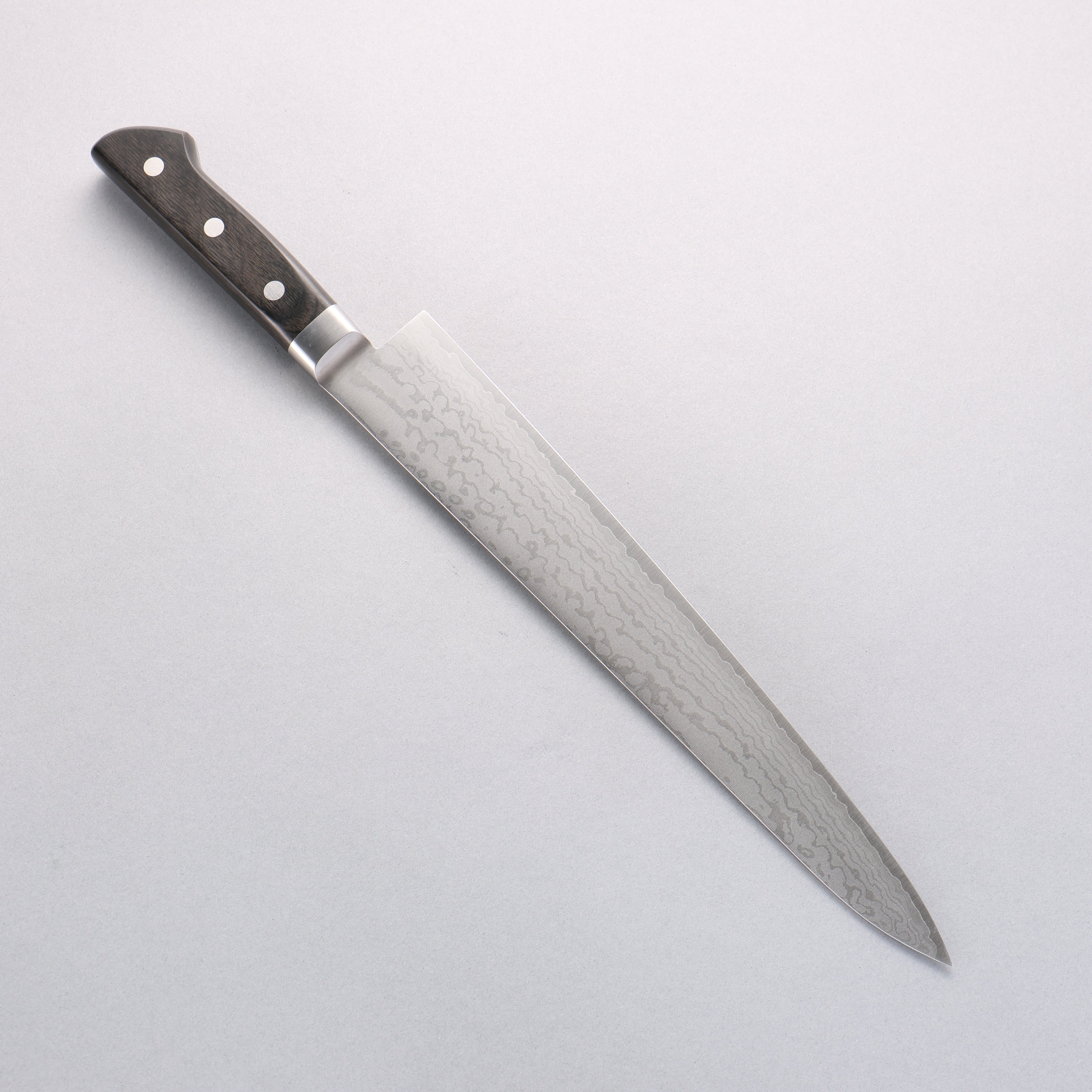 Seisuke VG10 Damascus Sujihiki 270mm Black Pakka wood Handle - Japanny - Best Japanese Knife