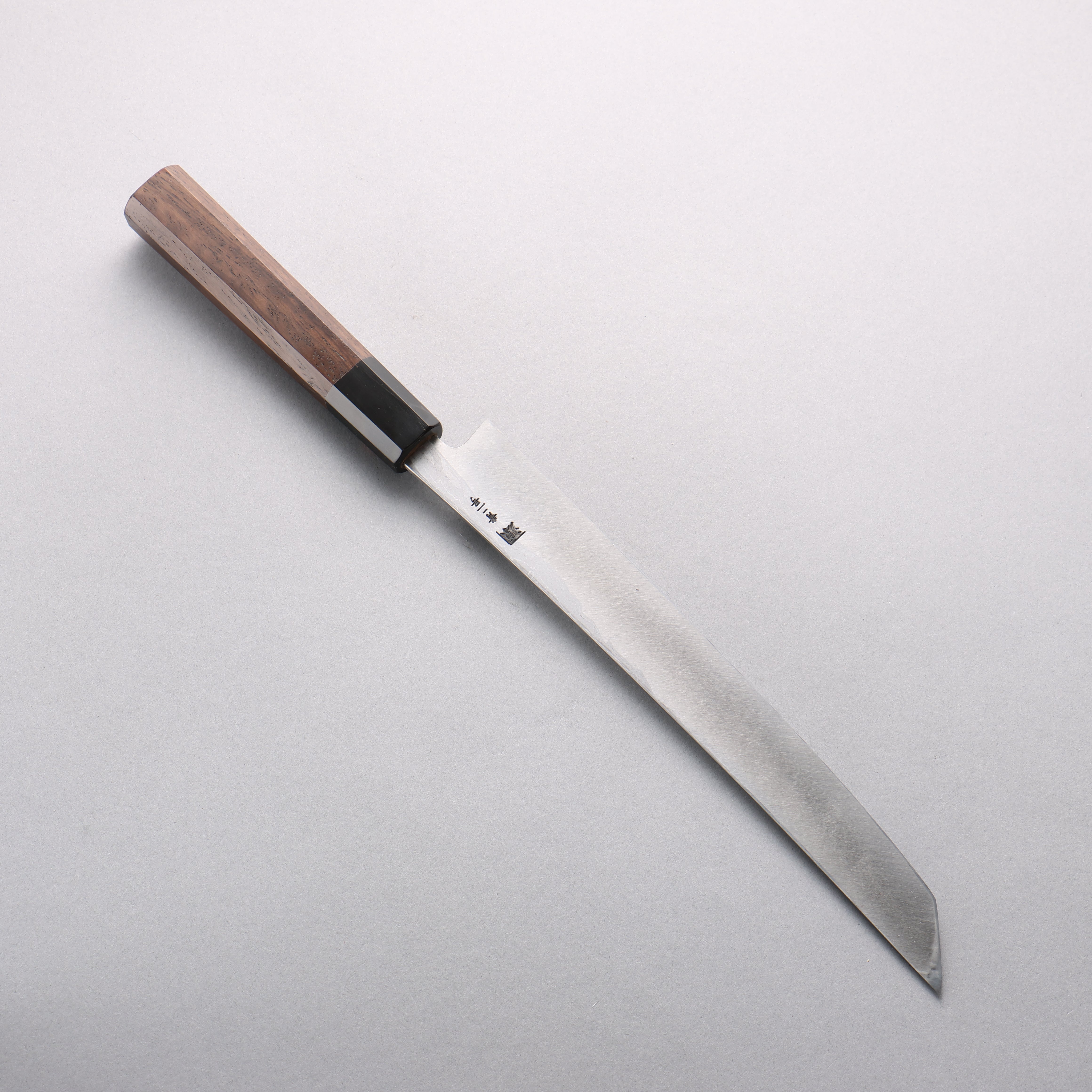Shigeki Tanaka Blue Steel No.2 Damascus Sakimaru Takohiki 240mm Walnut Handle - Japanny - Best Japanese Knife