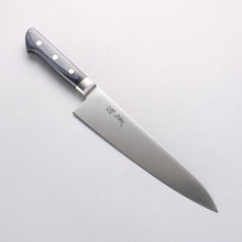  Seisuke Seiten Molybdenum Gyuto 210mm Navy blue Pakka wood Handle with Sheath - Japanny - Best Japanese Knife