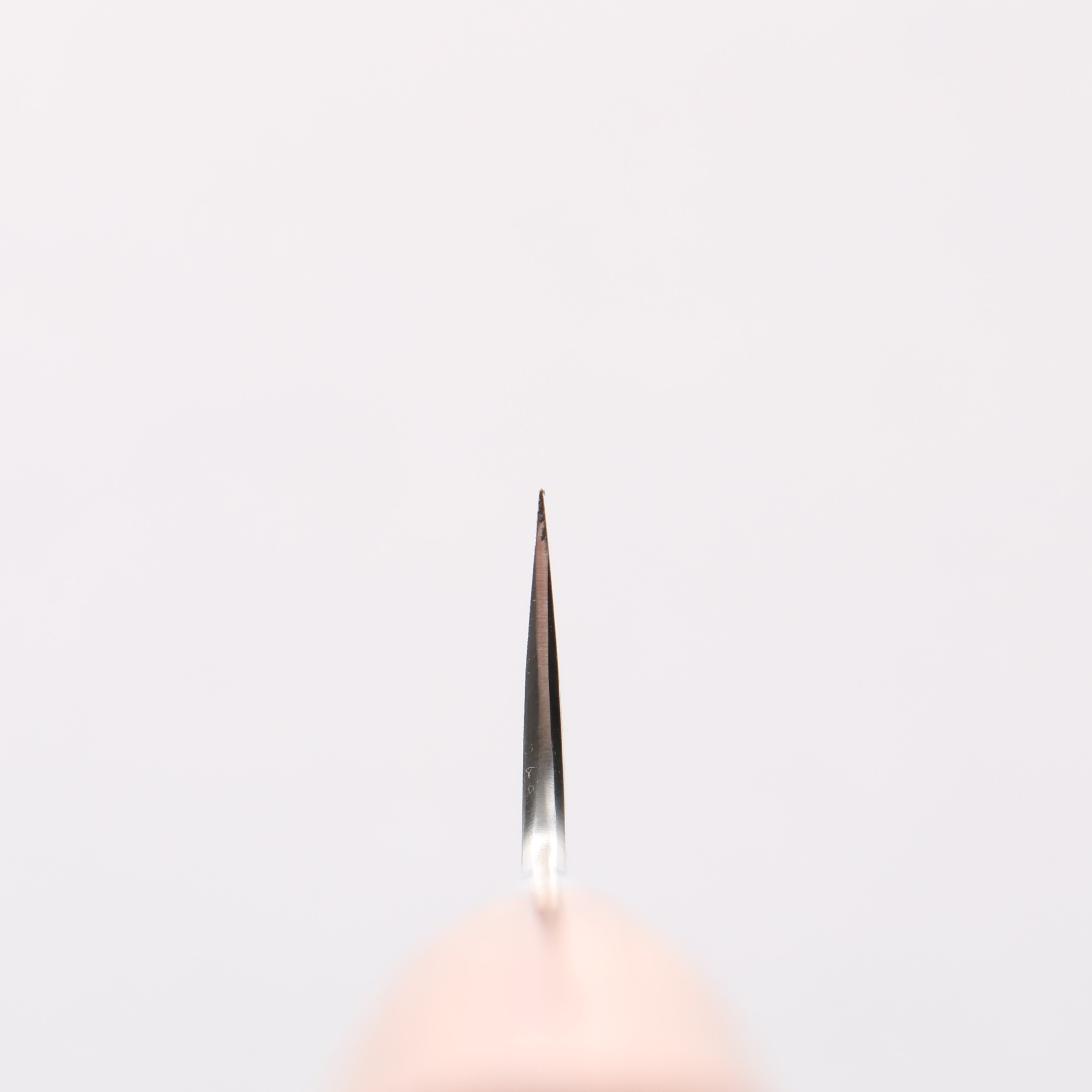 Kamo Hamono VG10 Damascus Petty-Utility 120mm Brown Pakka wood Handle - Japanny - Best Japanese Knife