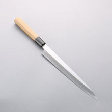  Minamoto Akitada Blue Steel No.2 Yanagiba 240mm Magnolia (Ferrule: Water Buffalo Horn) Handle - Japanny - Best Japanese Knife