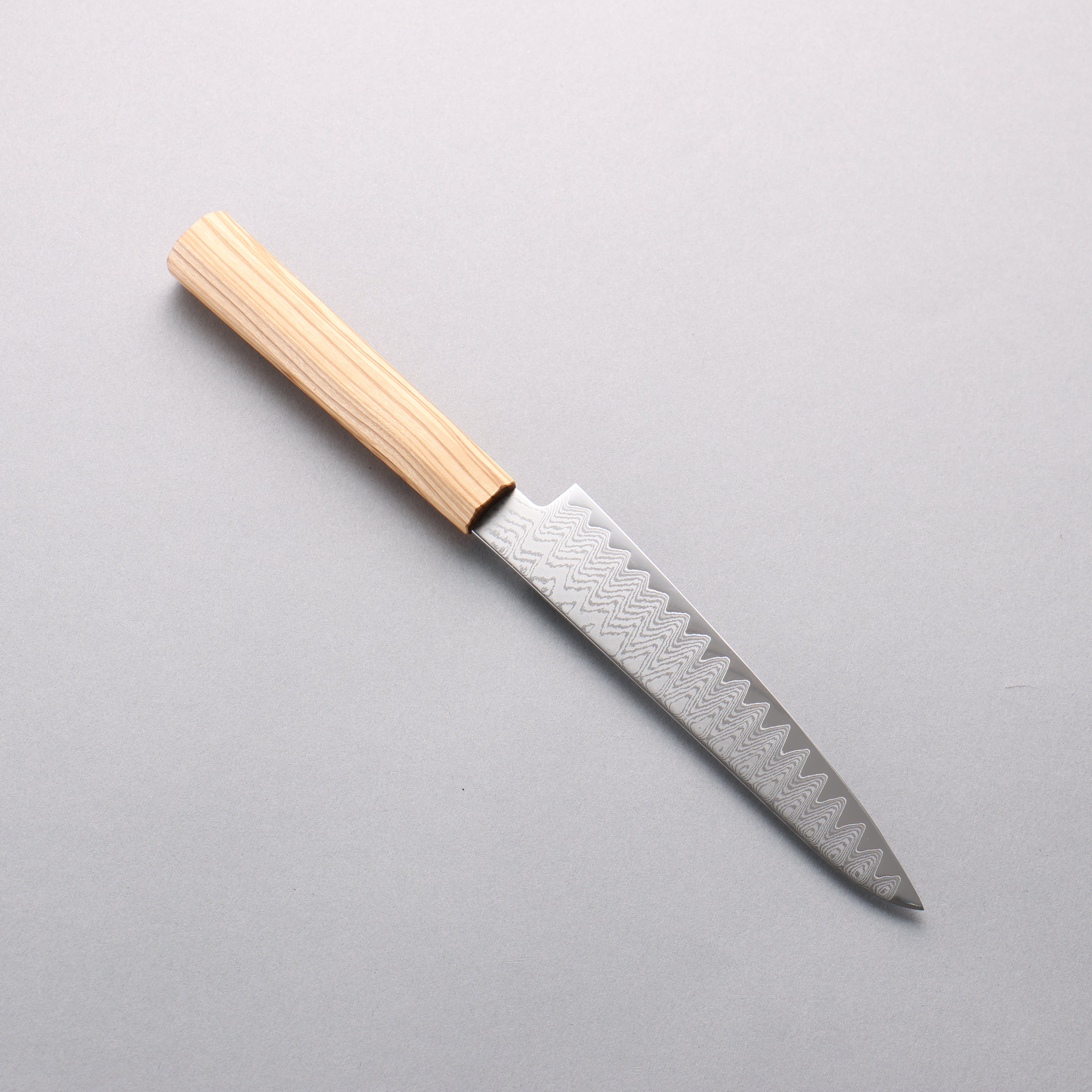 Kanjyo VG10 Damascus Petty-Utility 150mm Olive tree Handle - Japanny - Best Japanese Knife